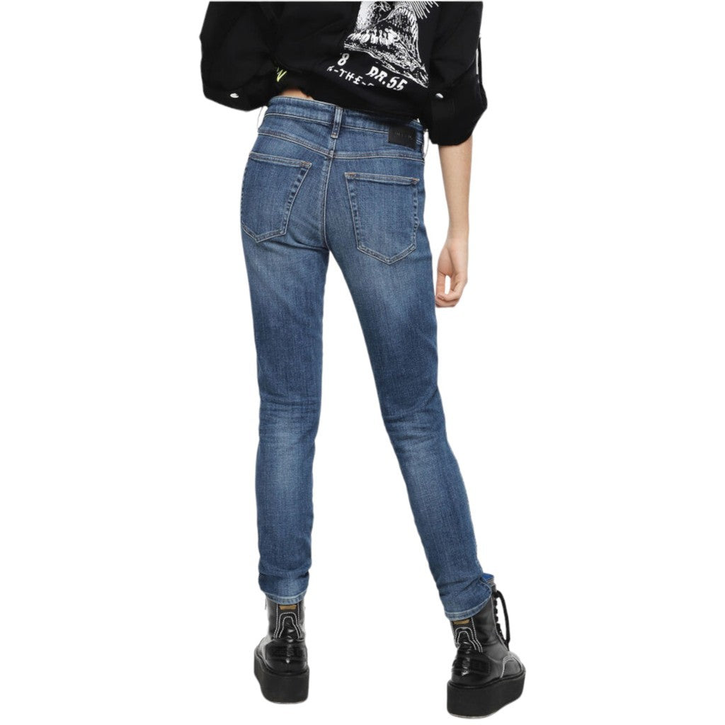 DIESEL BABHILA 082AB Womens Jeans Denim Slim Skinny Regular Waist Fit Pants