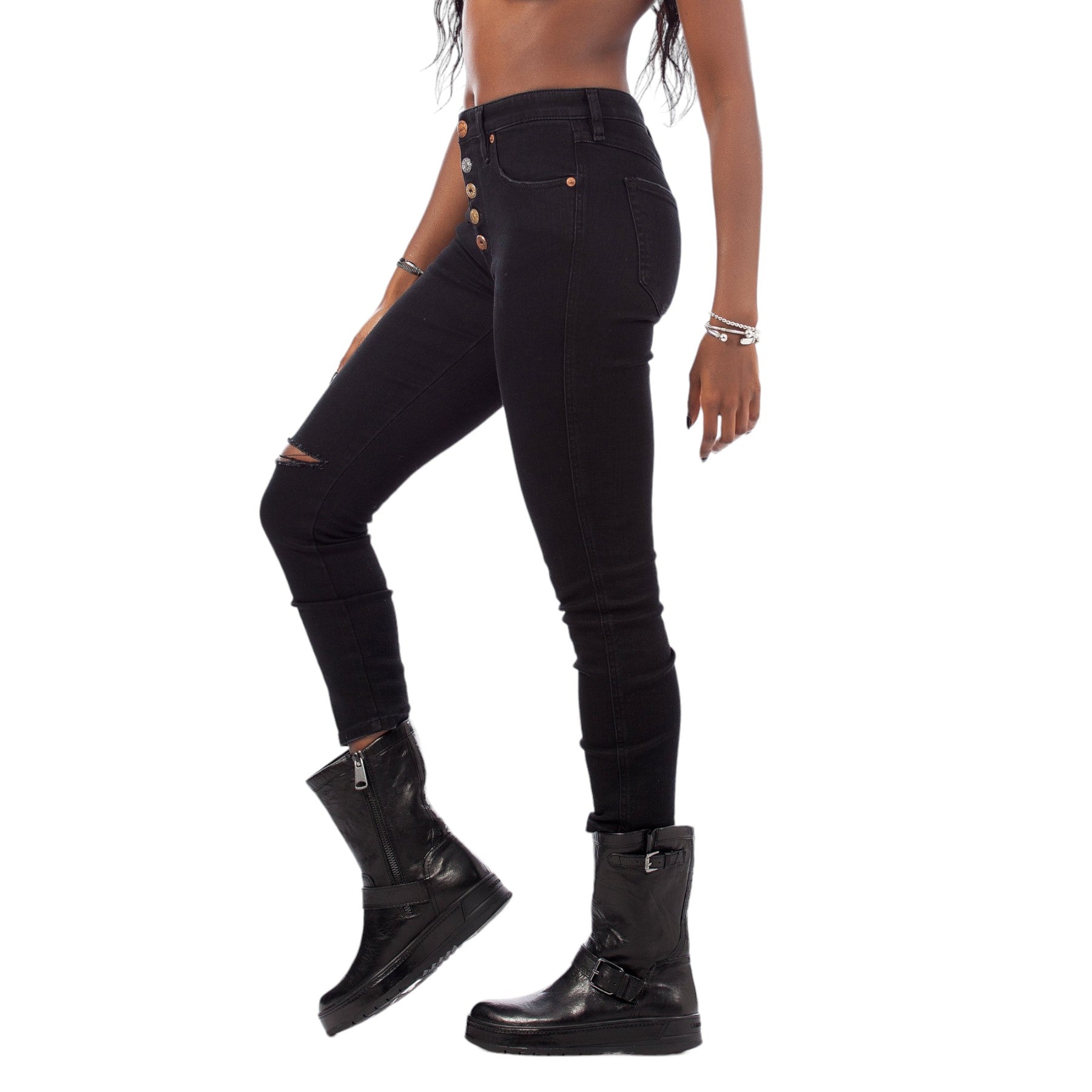 DIESEL BABHILA B 084ZN Womens Jeans Denim Slim Skinny Regular Waist Fit Pants