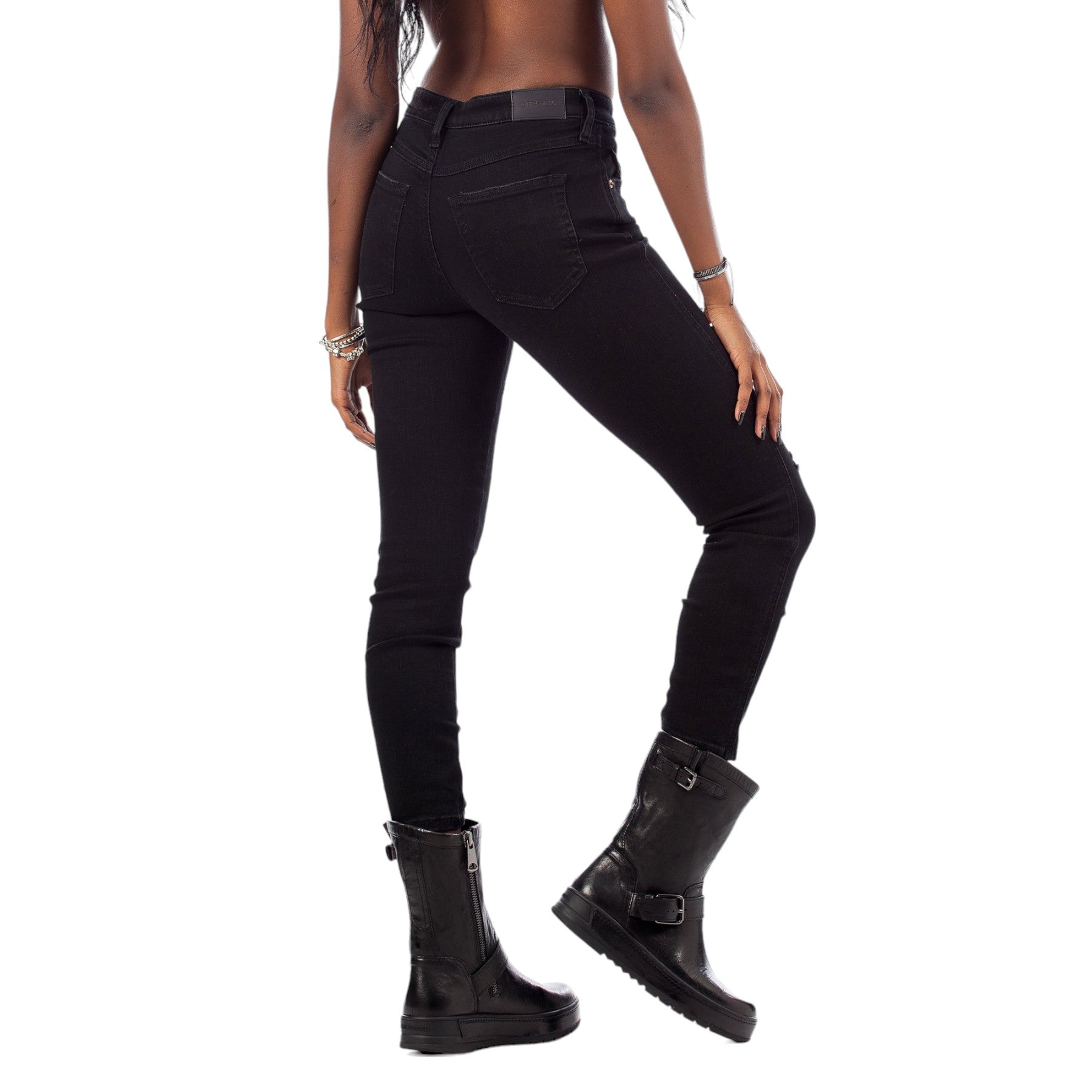 DIESEL BABHILA B 084ZN Womens Jeans Denim Slim Skinny Regular Waist Fit Pants