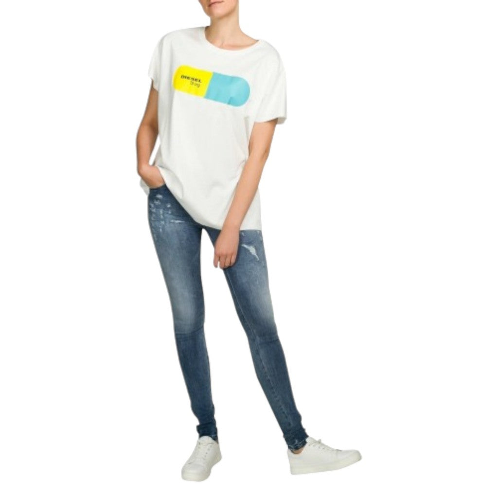 DIESEL SKINZEE R48U7 Womens Jeans Super Slim Skinny Regular Waist Fit Pants