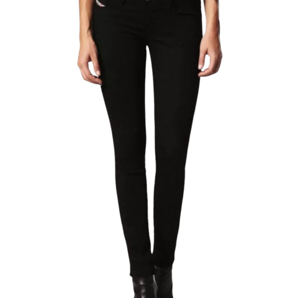 DIESEL SKINZEE R8F14 Womens Jeans Super Slim Skinny Regular Waist Fit Pants