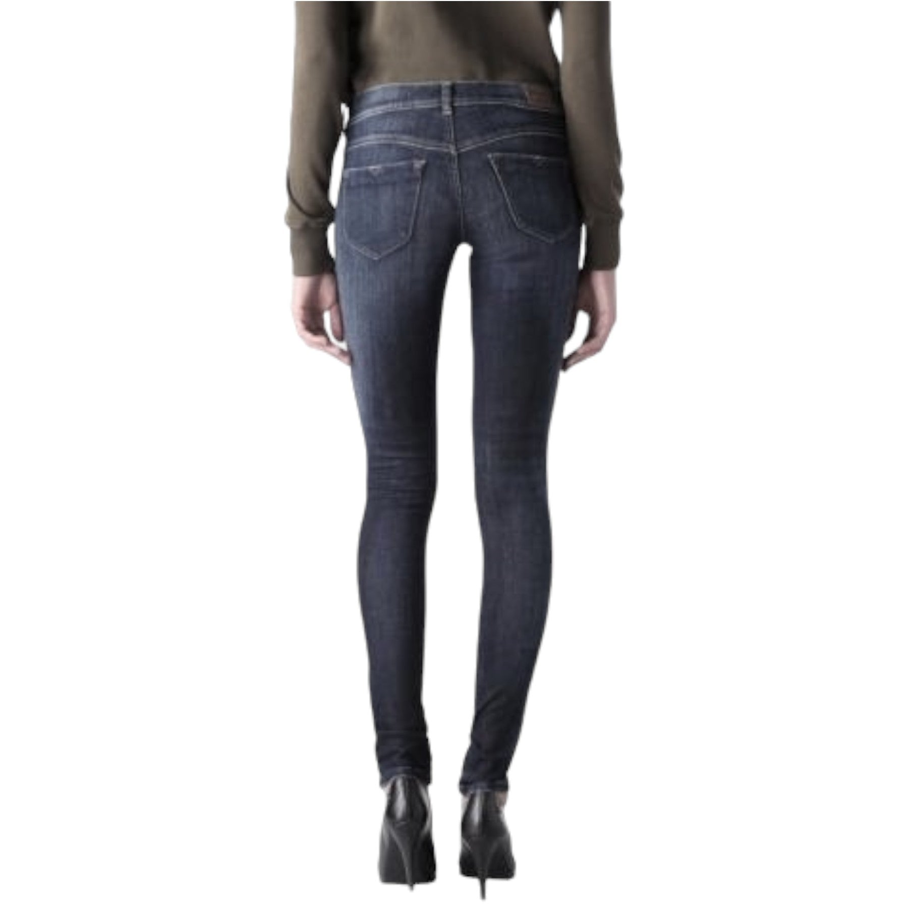 DIESEL LIVIER 0668F Womens Jeans Super Slim Jegging Low Waist Fit Pants