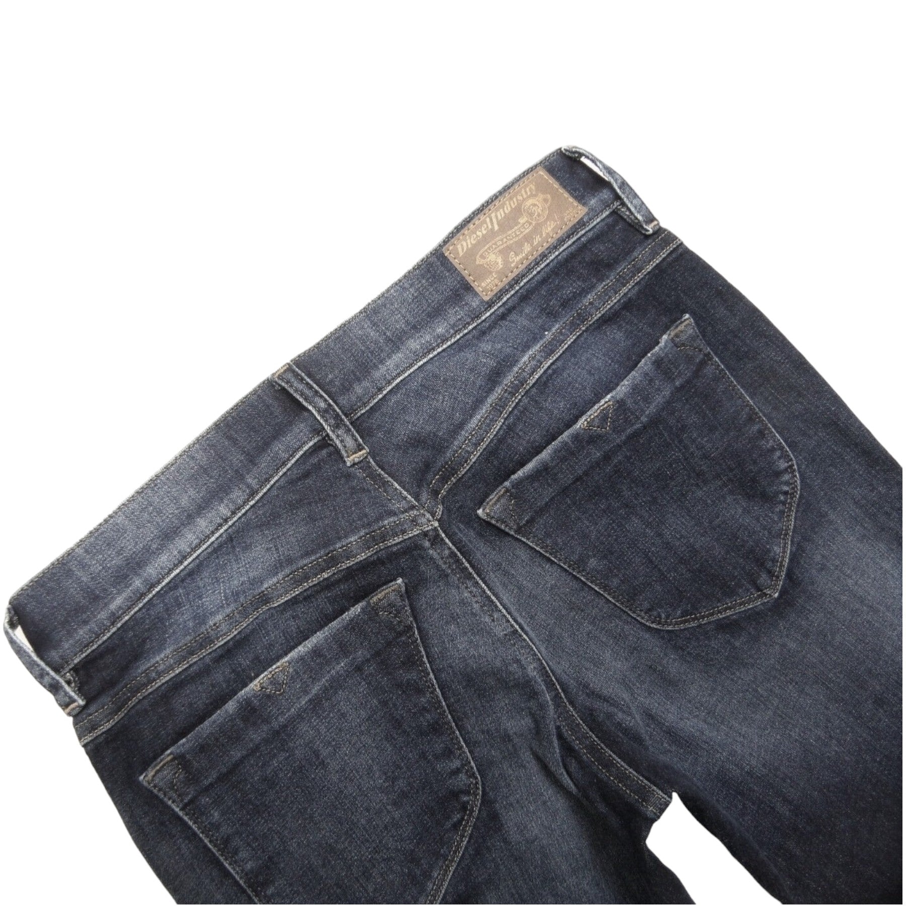 DIESEL LIVIER 0668F Womens Jeans Super Slim Jegging Low Waist Fit Pants