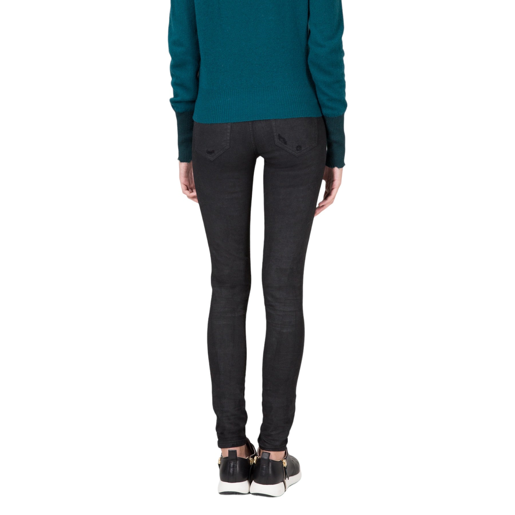 DIESEL SLANDY 069AE Womens Jeans Super Slim Skinny Regular Waist Fit Trousers