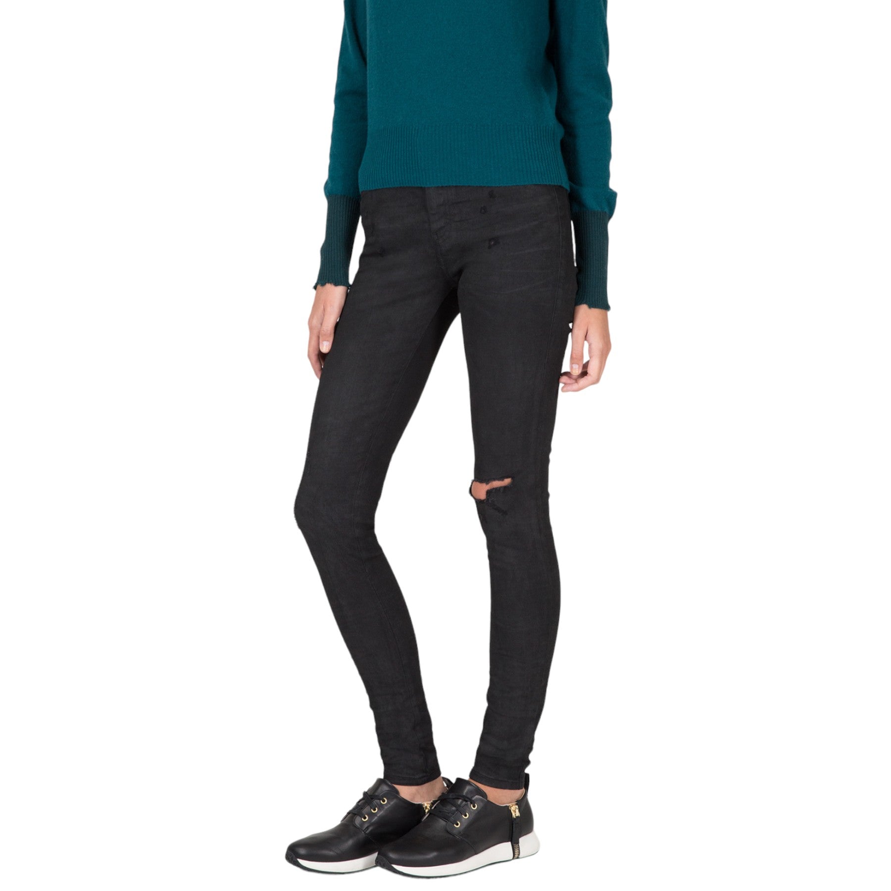 DIESEL SLANDY 069AE Womens Jeans Super Slim Skinny Regular Waist Fit Trousers