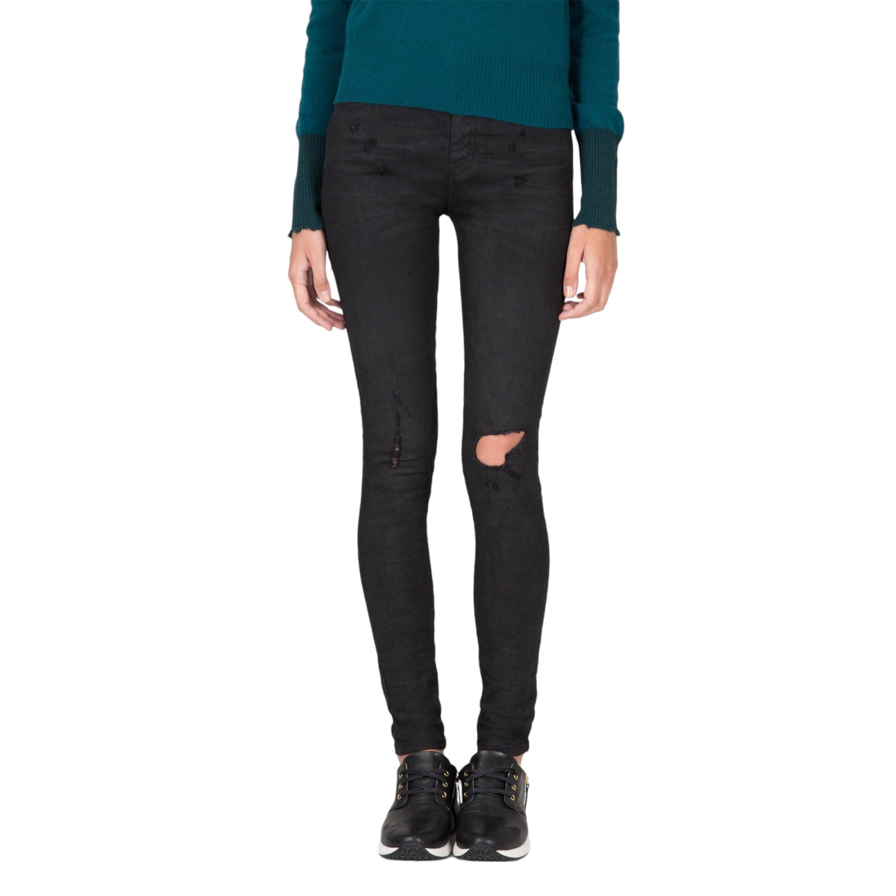 DIESEL SLANDY 069AE Womens Jeans Super Slim Skinny Regular Waist Fit Trousers