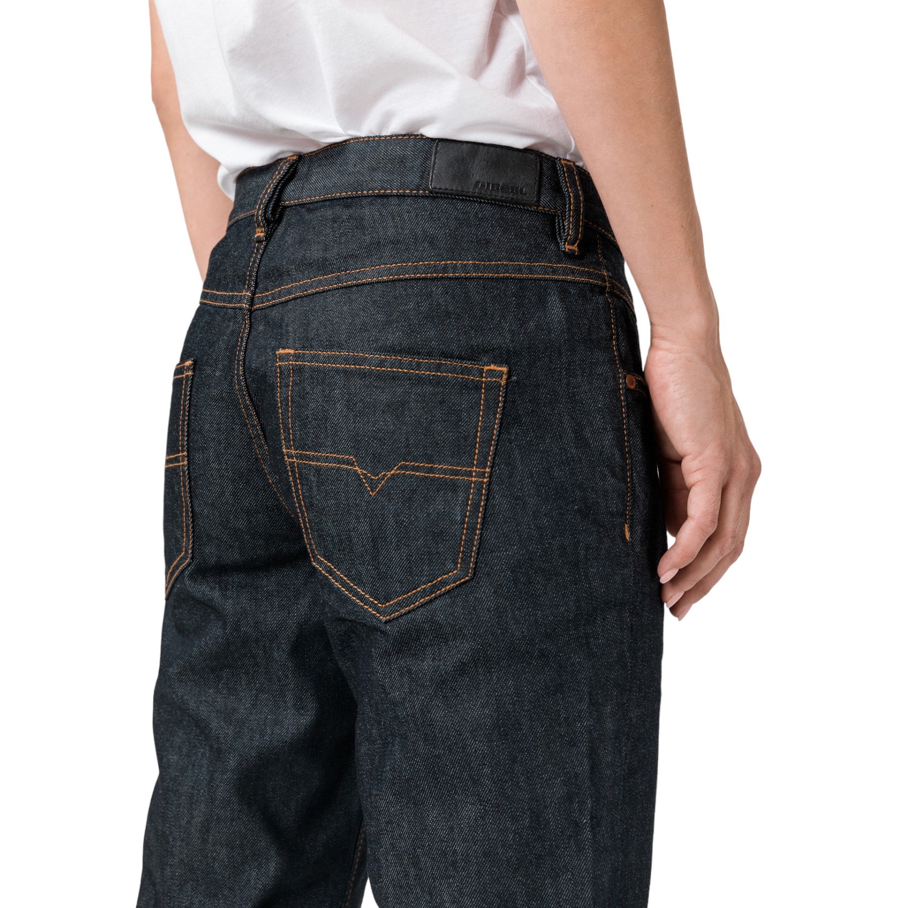 DIESEL BELTHY ANKLE RE058 Womens Jeans Regular Slim Straight Low Waist Fit Pants