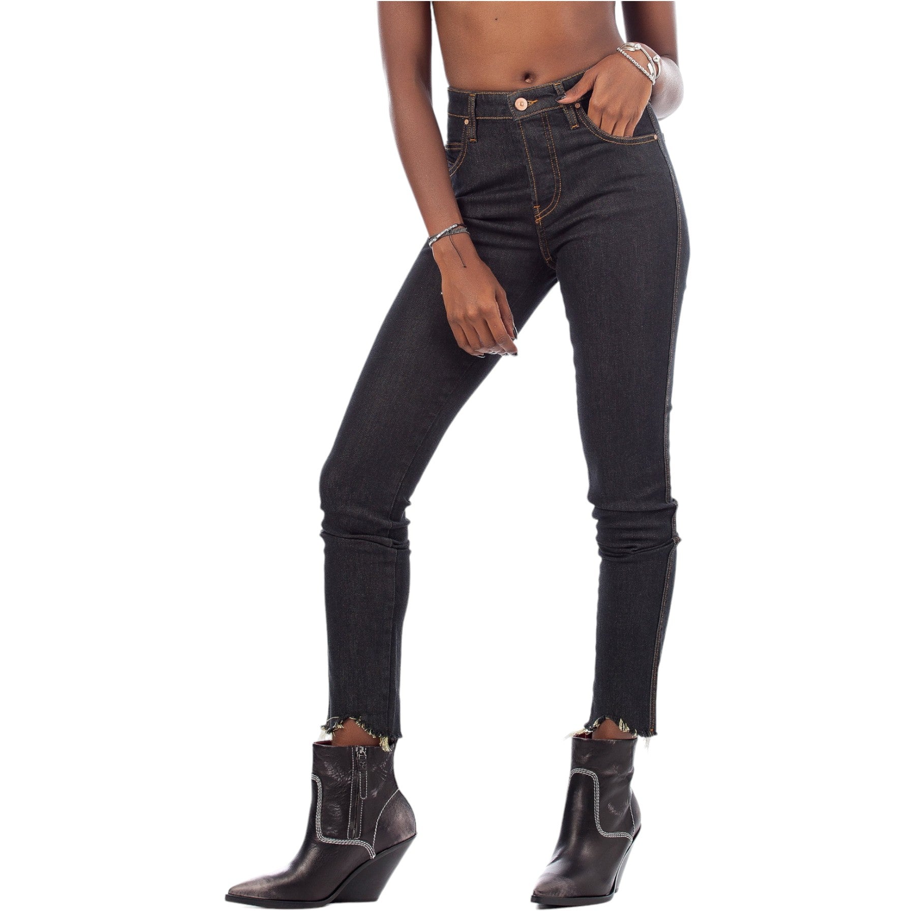 DIESEL BABHILA 084XK Womens Jeans Denim Slim Skinny Regular Waist Fit Trousers