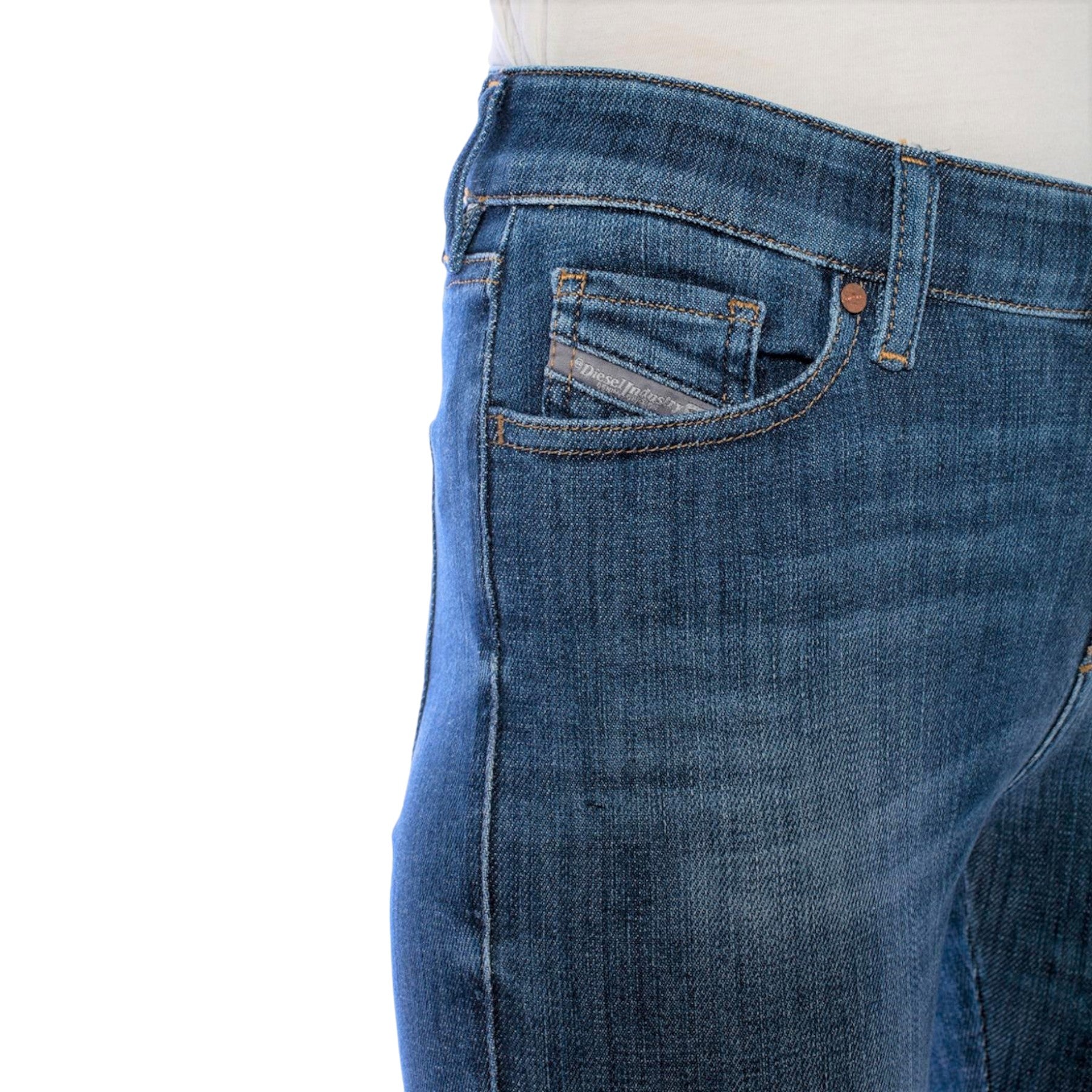 DIESEL SLANDY 088AV Womens Denim Jeans Super Slim Fit Skinny Leg Trousers Pants