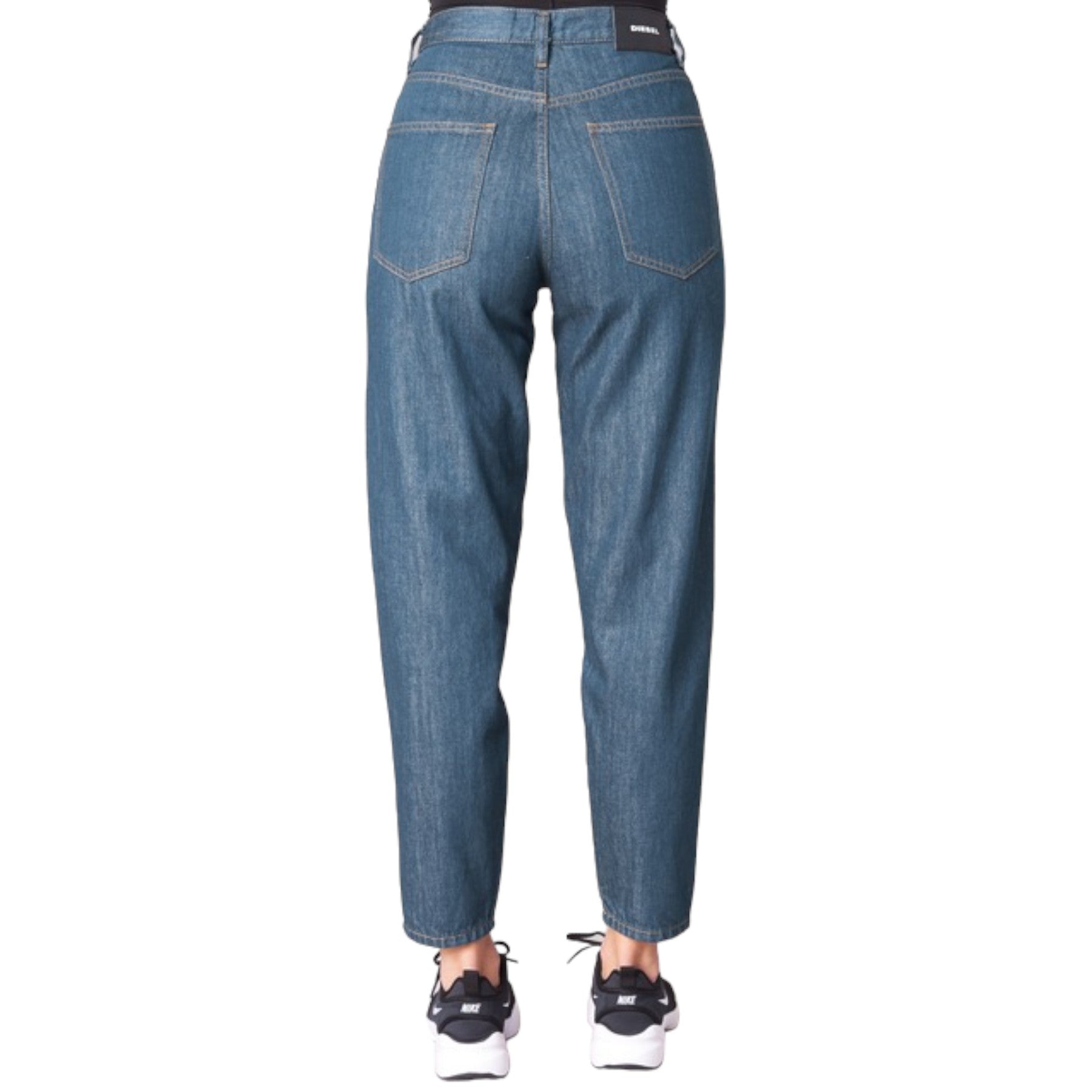 DIESEL ALYS 084UR Womens Jeans Denim Regular Straight Regular Waist Fit Pants