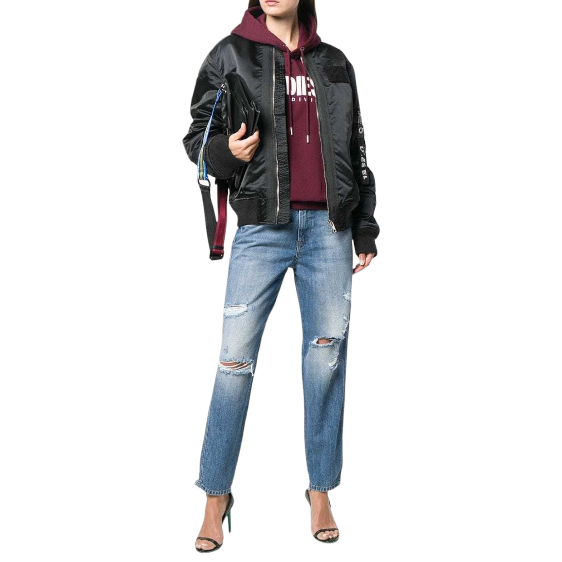 DIESEL ALYS 084ZE Womens Denim Jeans Regular Straight Regular Fit Pants New W26