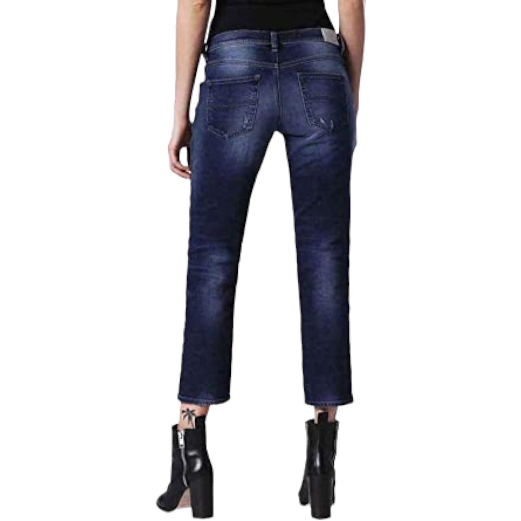 DIESEL BELTHY ANKLE 084IJ Womens Jeans Regular Slim Straight Low Waist Fit Pants