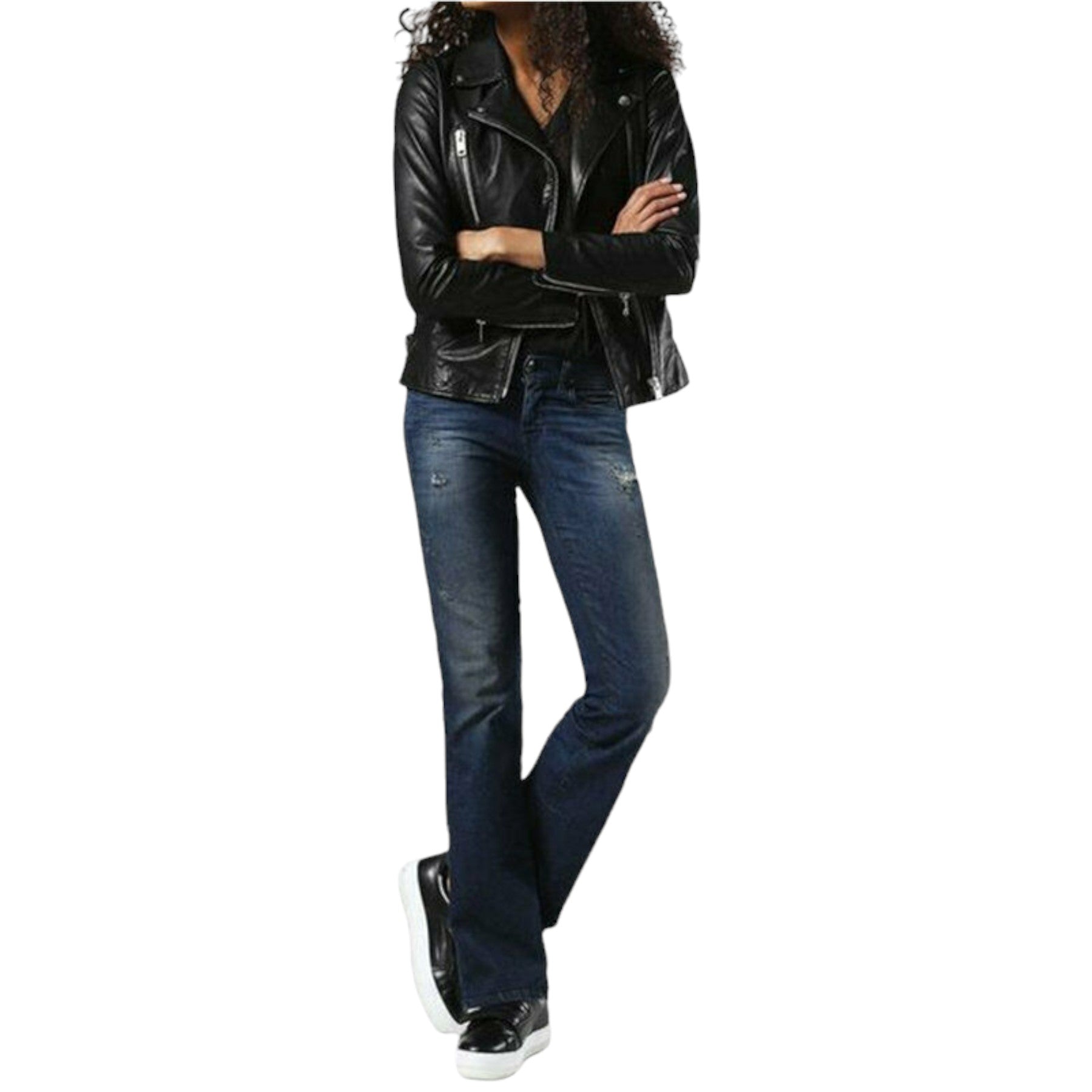 DIESEL LOWLEEH 0857C Womens Jeans Denim Stretch Slim Bootcut Low Waist Fit Pants