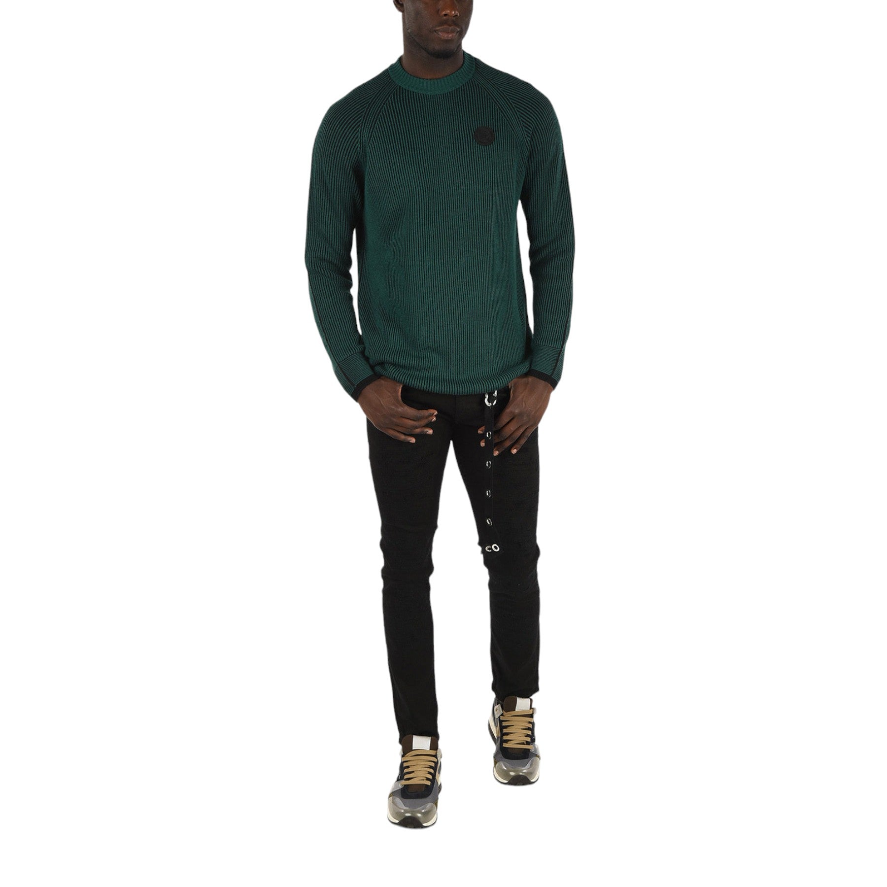DIESEL K BLEND Mens Pullover Sweatshirt Regular Fit Casual Long Sleeves Outwear