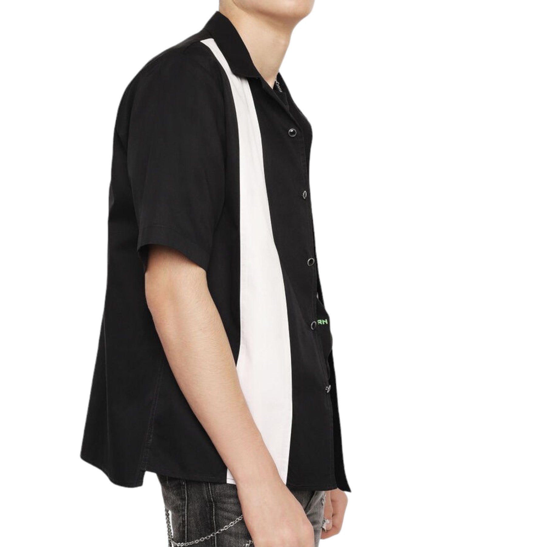 DIESEL S KINGI Mens Shirt Regular Fit Casual Cotton Short Sleeve Outwear Summer