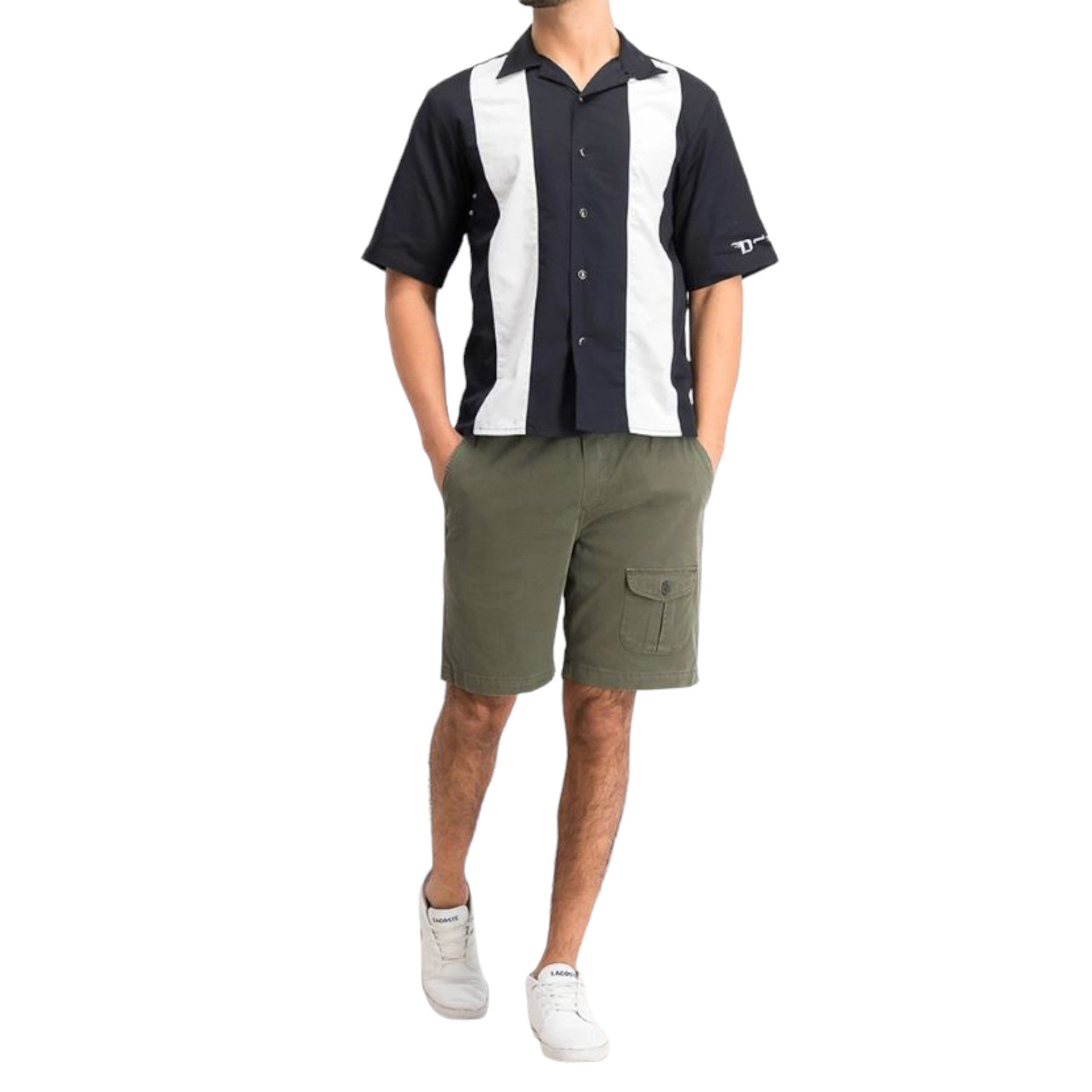 DIESEL S KINGI Mens Shirt Regular Fit Casual Cotton Short Sleeve Outwear Summer