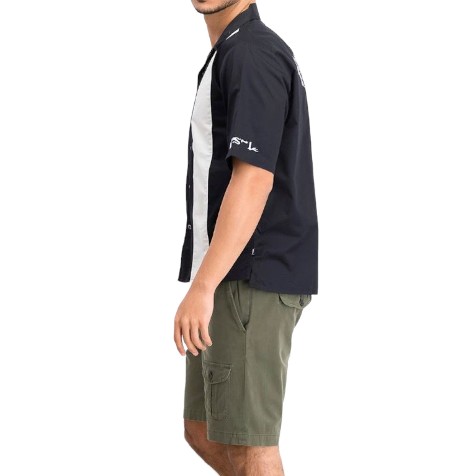 DIESEL S KINGI Mens Shirt Regular Fit Casual Cotton Short Sleeve Outwear Summer