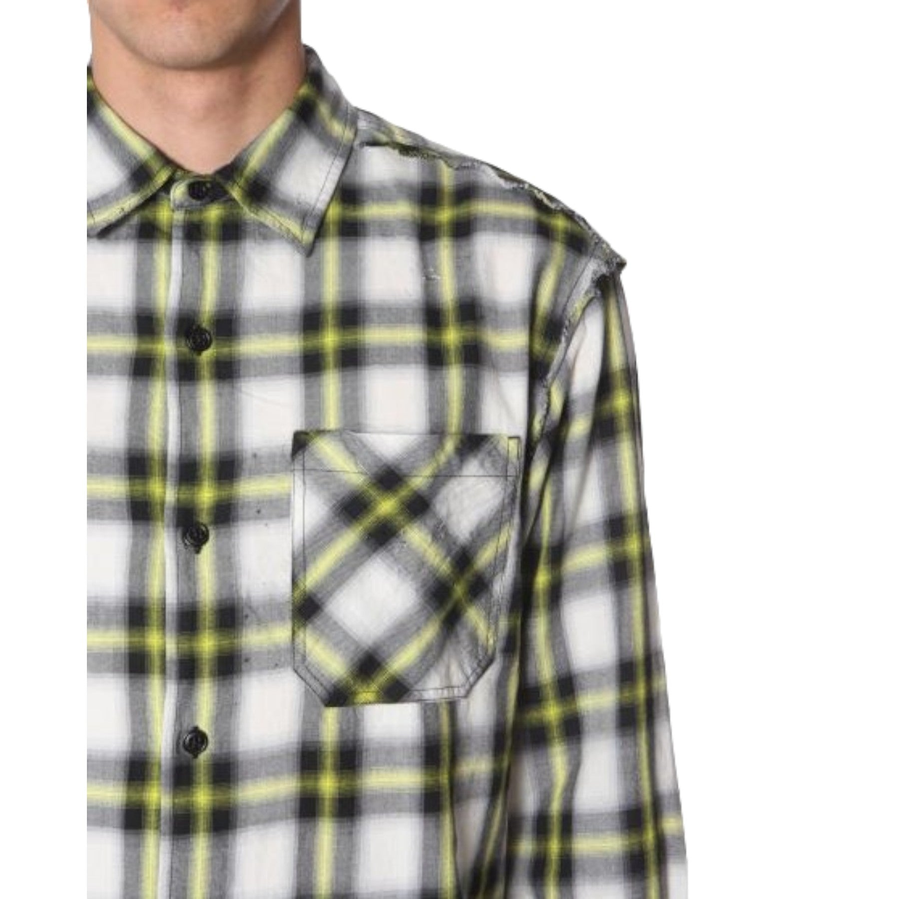 DIESEL S MACHITO Mens Shirt Oversize Fit Casual Cotton Long Sleeve Smart Office