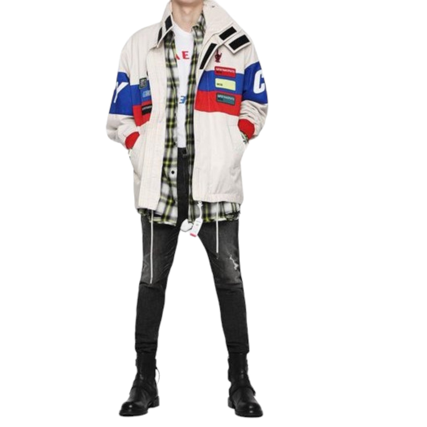 DIESEL S MACHITO Mens Shirt Oversize Fit Casual Cotton Long Sleeve Smart Office