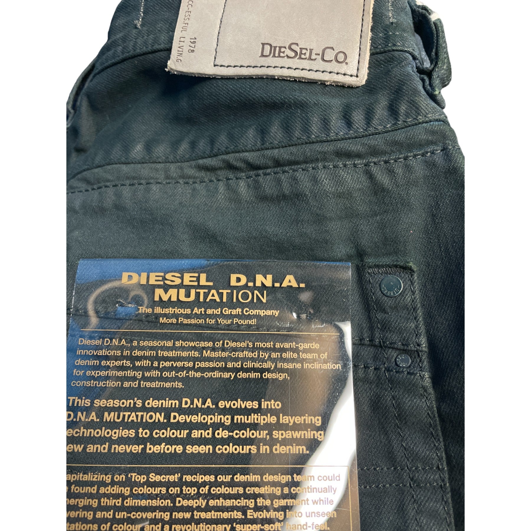 DIESEL KRAYVER 0816V Mens Jeans Denim Stretch Regular Slim Carrot Fit Trousers