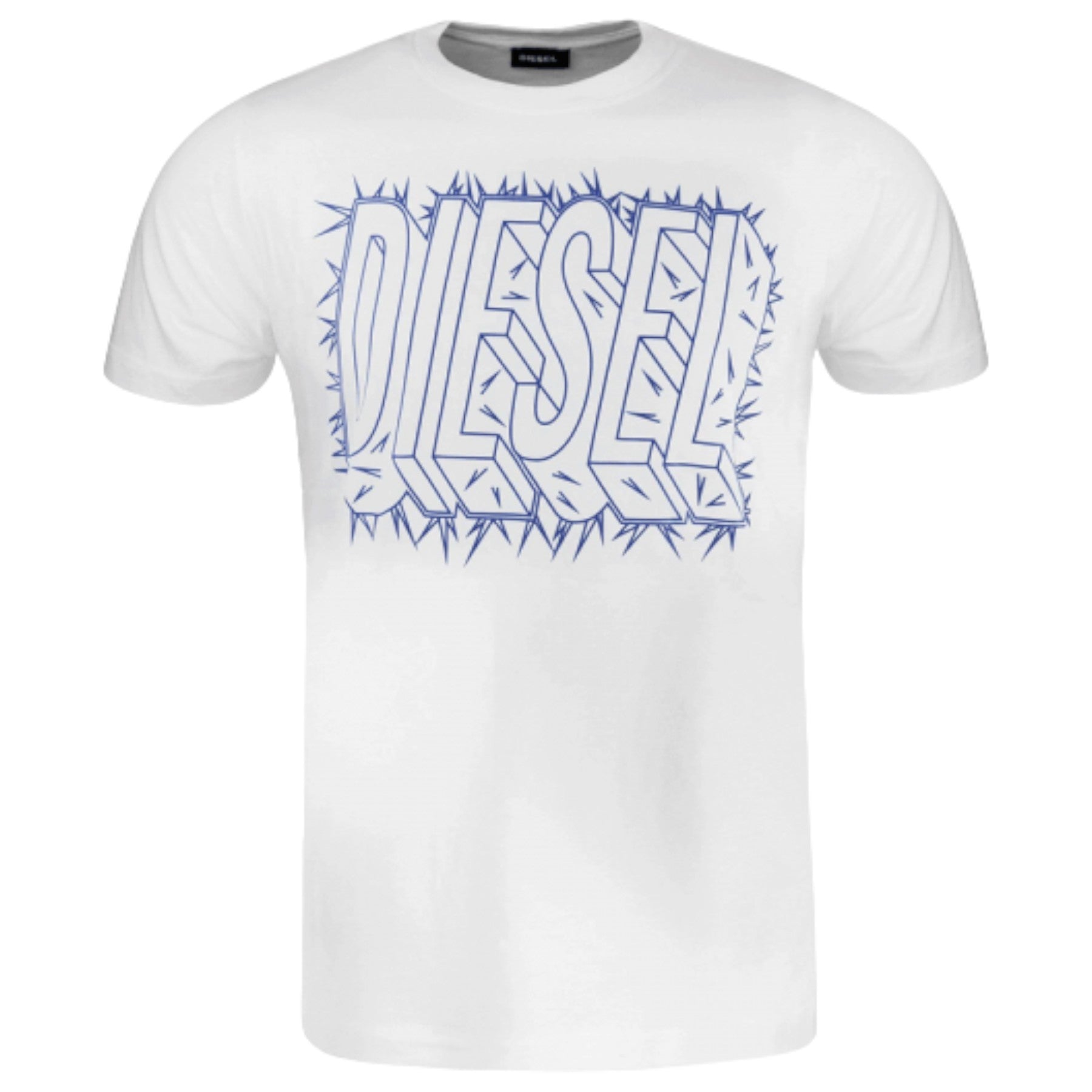 DIESEL T DIEGO SL Mens T Shirt Short Sleeve Crew Neck Casual Summer Cotton Tees