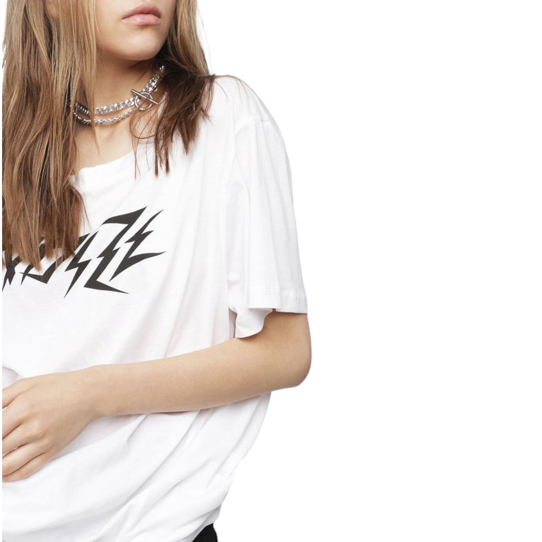 DIESEL T OVERY Womens T Shirt Crew Neck Short Sleeve Relaxed Fit Casual Tops