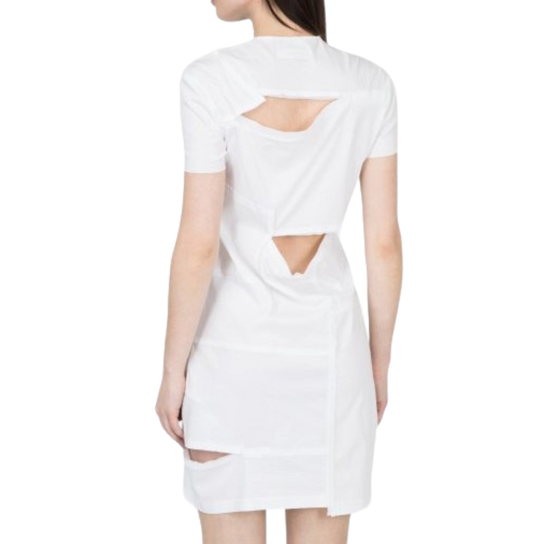 DIESEL D MILIA Womens Dress Round Neck Patchwork Dress Regular Fit Casual Tops