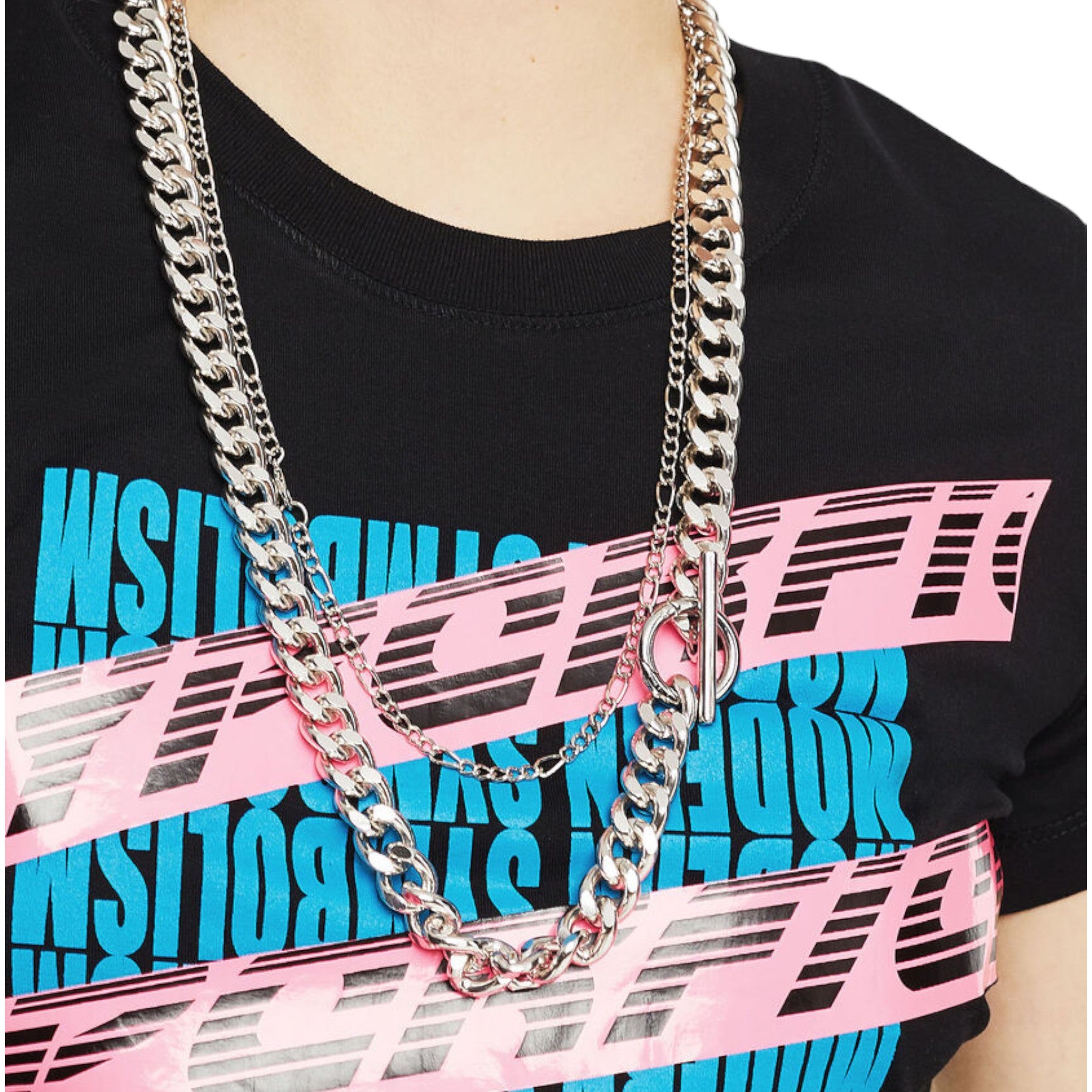 DIESEL T SUPERY Womens T Shirt Crew Neck Short Sleeve Slim Fit Casual Tops Black