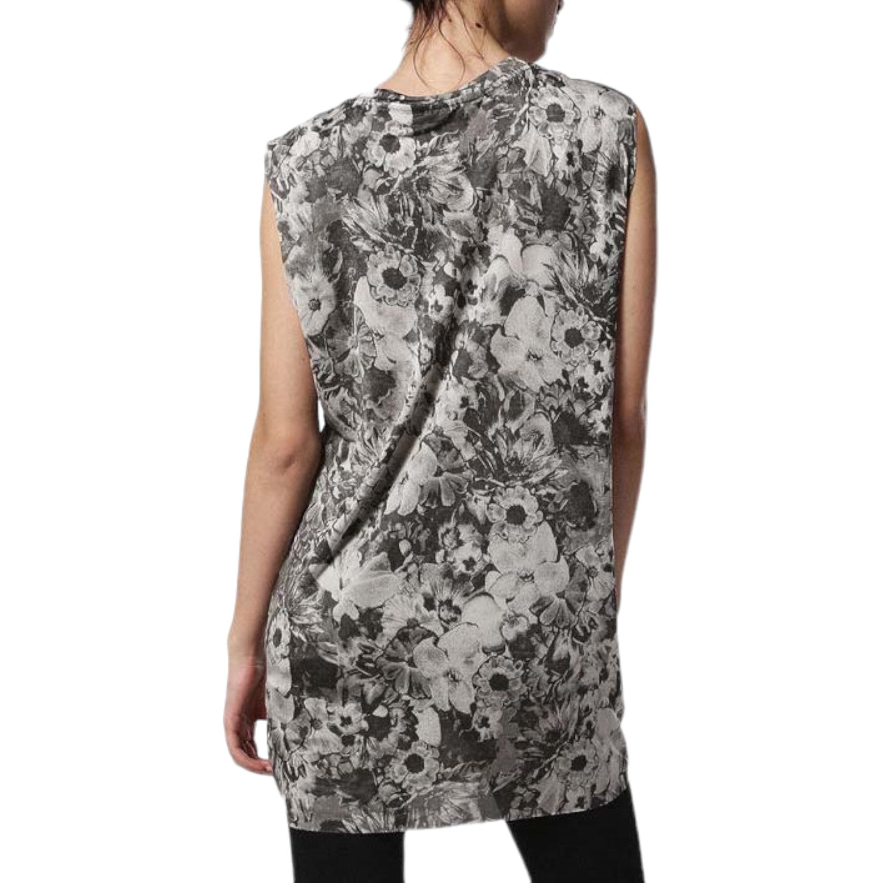 DIESEL T WESSY F Womens Dress Round Neck Sleeveless Regular Fit Casual Tops