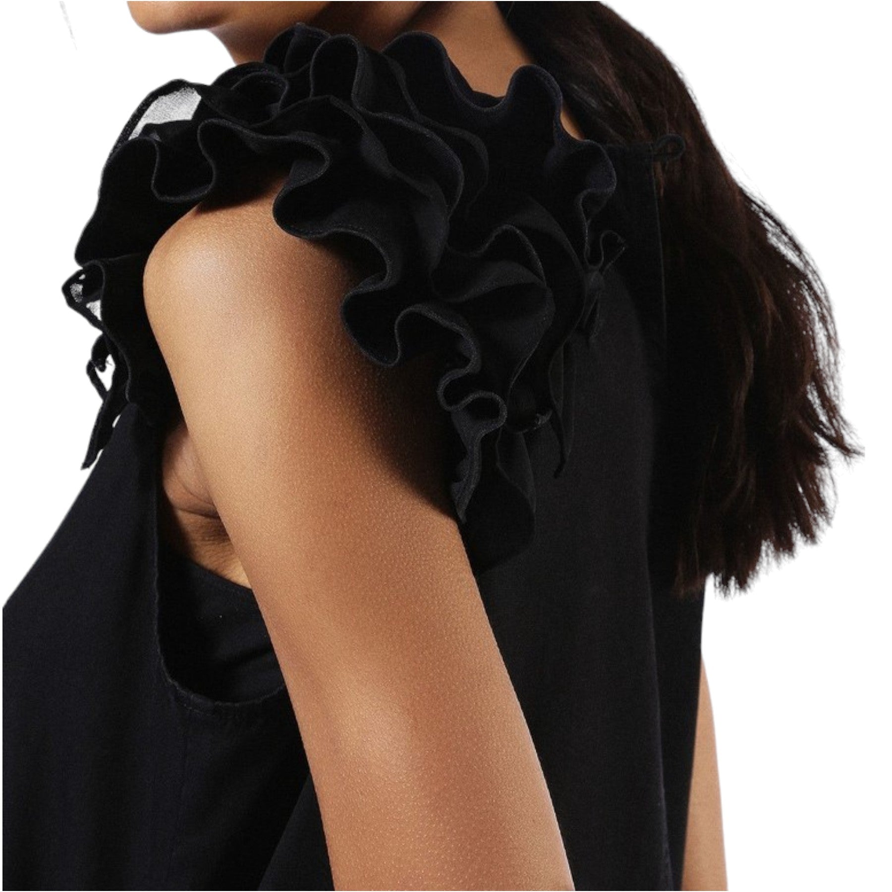 DIESEL DE CARYS Womens Dress Round Neck Sleeveless Regular Fit Tops Office Work