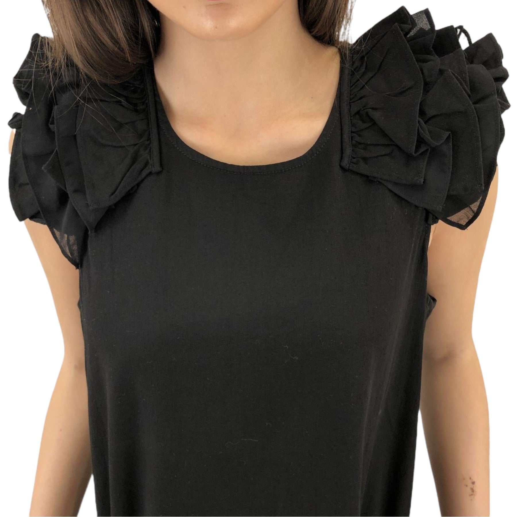 DIESEL DE CARYS Womens Dress Round Neck Sleeveless Regular Fit Tops Office Work