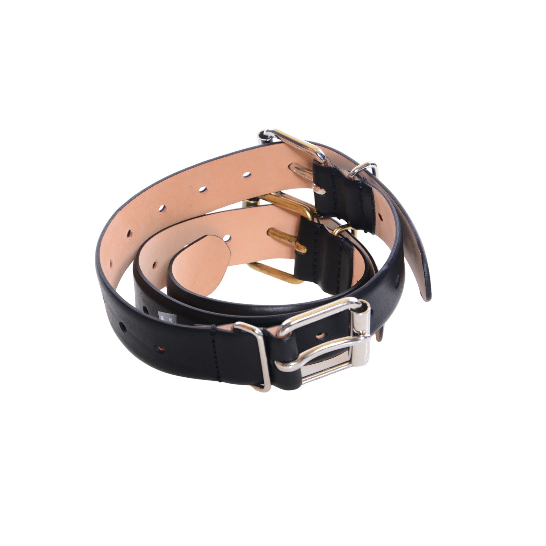 DIESEL GMBELT Mens Belts Genuine Leather Vintage Adjustable Three Buckle Belt