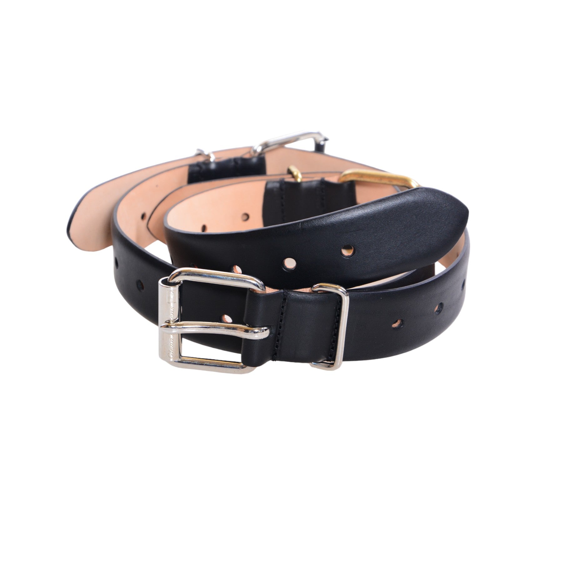 DIESEL GMBELT Mens Belts Genuine Leather Vintage Adjustable Three Buckle Belt