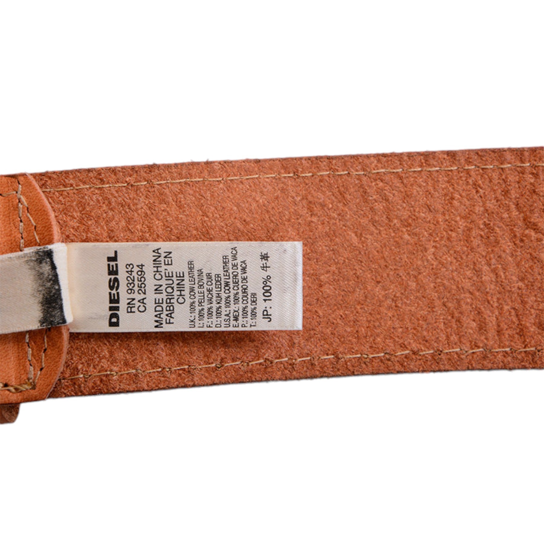 DIESEL 2 BETAS Womens Belts Genuine Cow Leather Vintage Ladies Wide Waist Belts