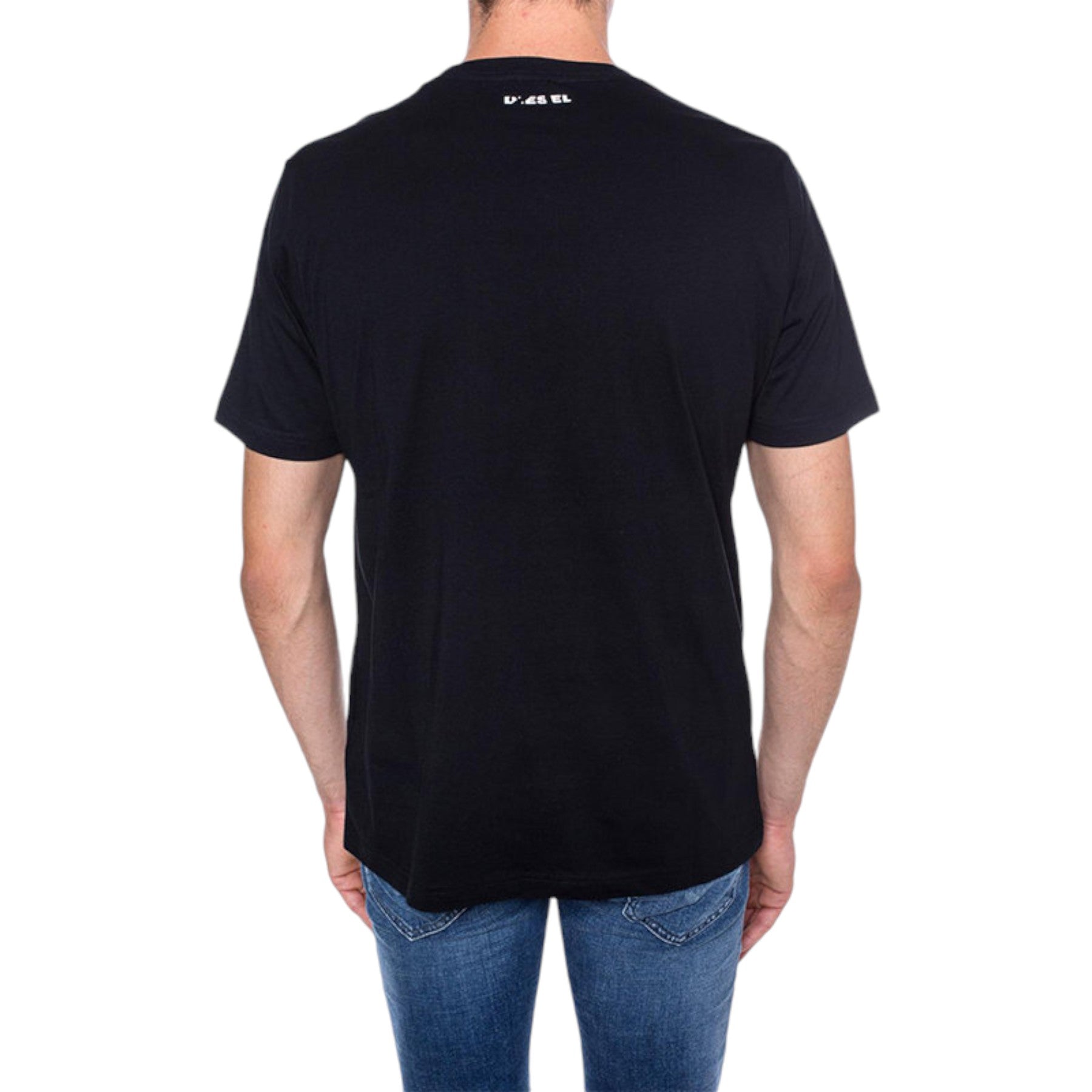 DIESEL T JUST WA Mens T Shirt Short Sleeve Crew Neck Casual Cotton Tee Top Print