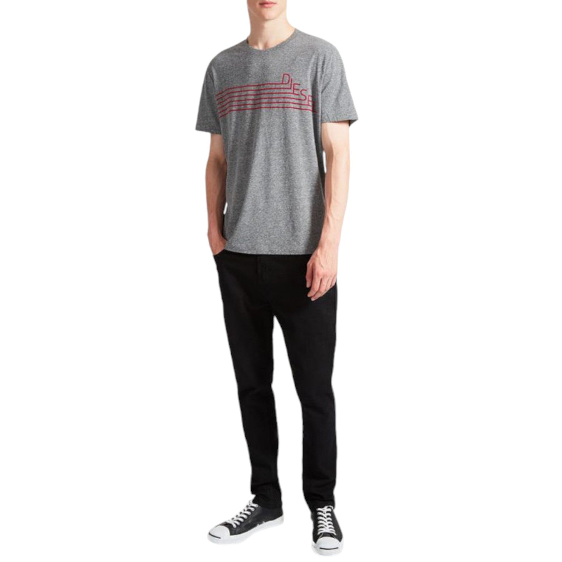 DIESEL T JOE QF Mens T Shirt Short Sleeve Crew Neck Casual Summer Cotton Tees