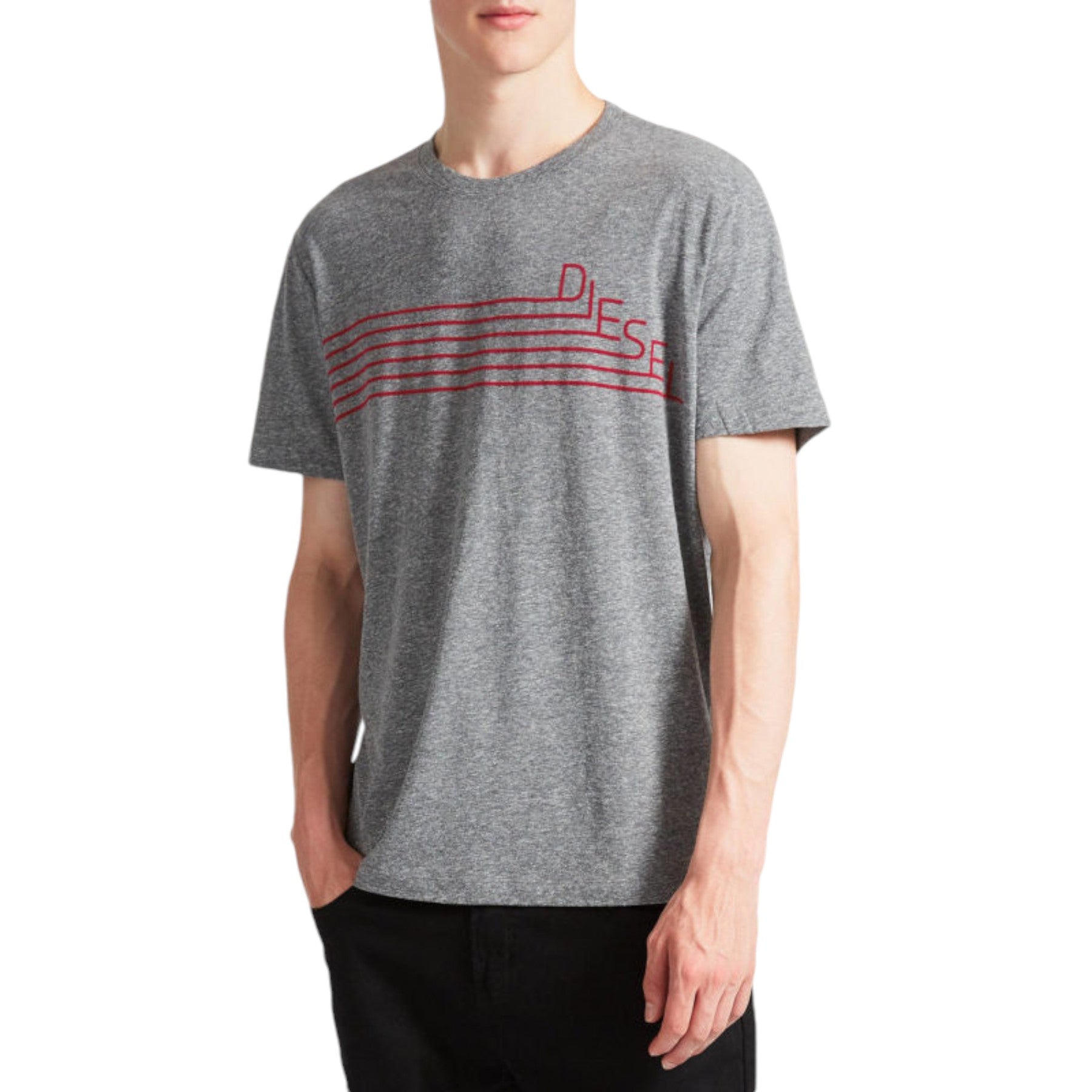 DIESEL T JOE QF Mens T Shirt Short Sleeve Crew Neck Casual Summer Cotton Tees