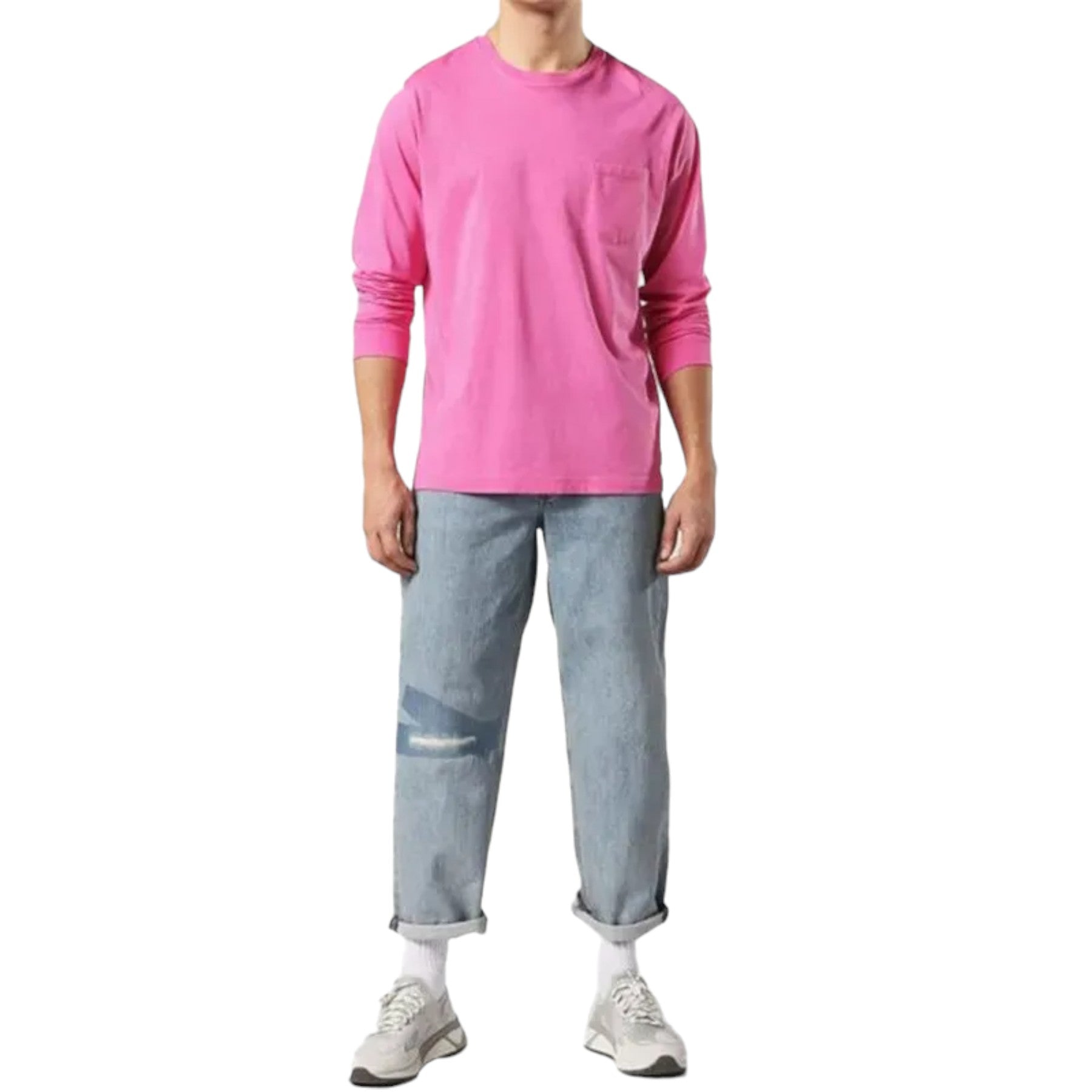 DIESEL T AVON LS Mens T Shirt Long Sleeve Crew Neck Casual Summer Cotton Tees