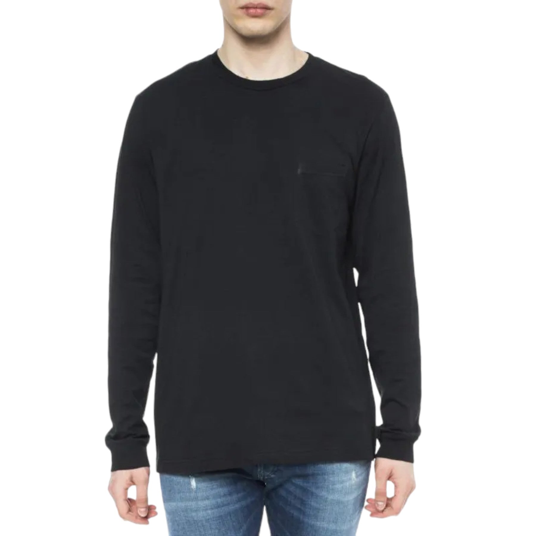 DIESEL T AVON LS Mens T Shirt Long Sleeve Crew Neck Casual Summer Cotton Tees