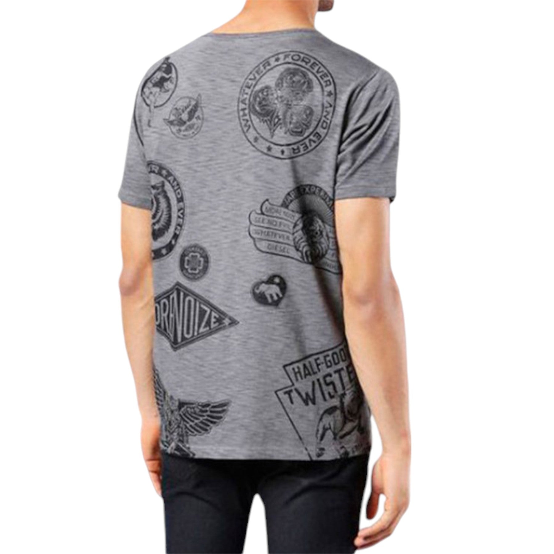 DIESEL T JOE DC GF Mens T Shirt Short Sleeve Crew Neck Casual Cotton Summer Tee