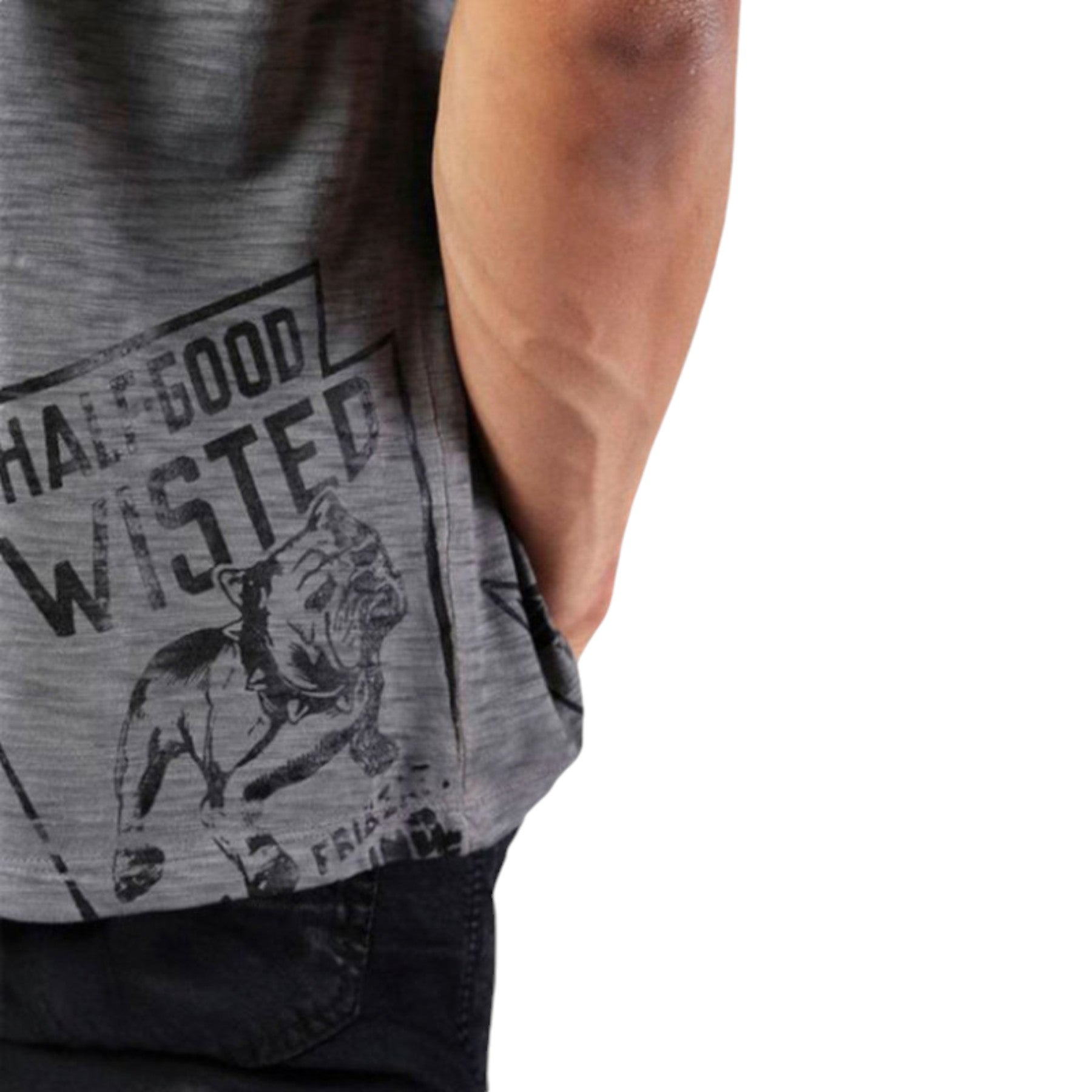 DIESEL T JOE DC GF Mens T Shirt Short Sleeve Crew Neck Casual Cotton Summer Tee