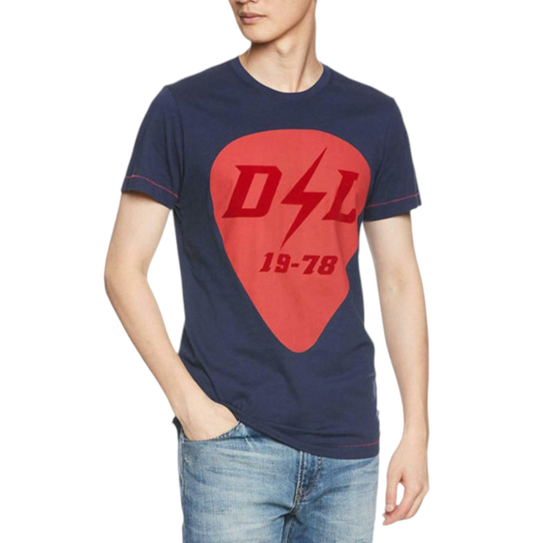 DIESEL T DIEGO RB Mens T Shirt Short Sleeve Crew Neck Casual Summer Cotton Tees