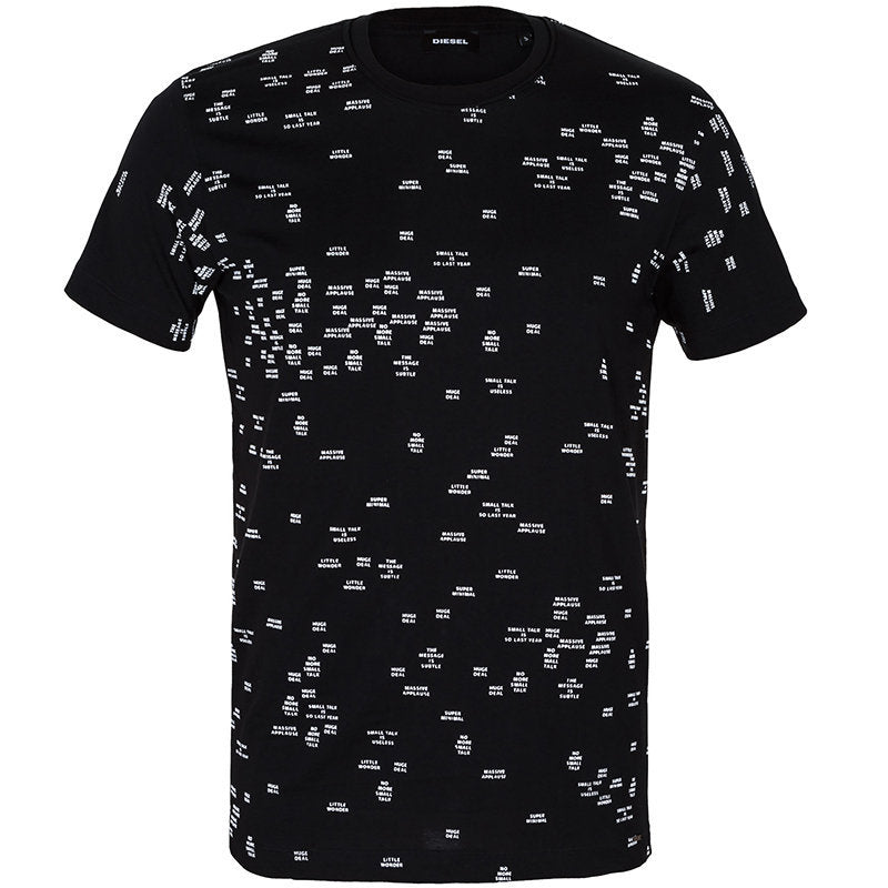 DIESEL T DIEGO GW Mens T Shirts Short Sleeve Crew Neck Casual Summer Cotton Tee