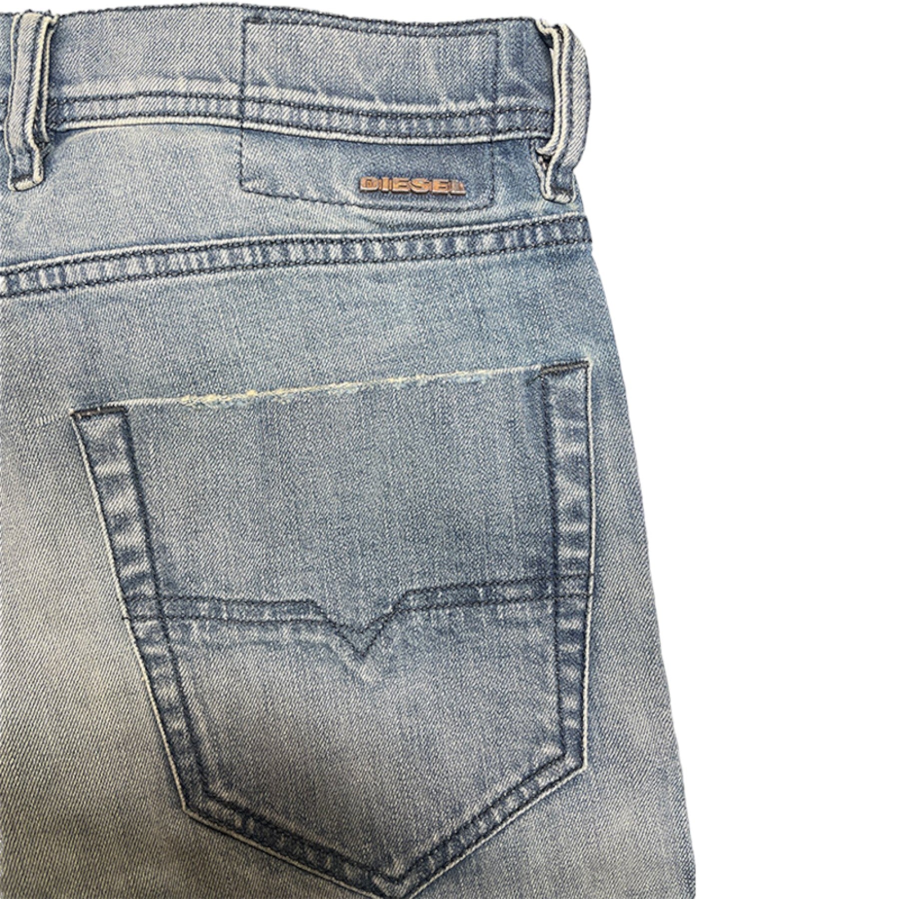 DIESEL TEPPHAR 084UK Mens Denim Jeans Slim Fit Carrot Casual Denim Pants Lyocell