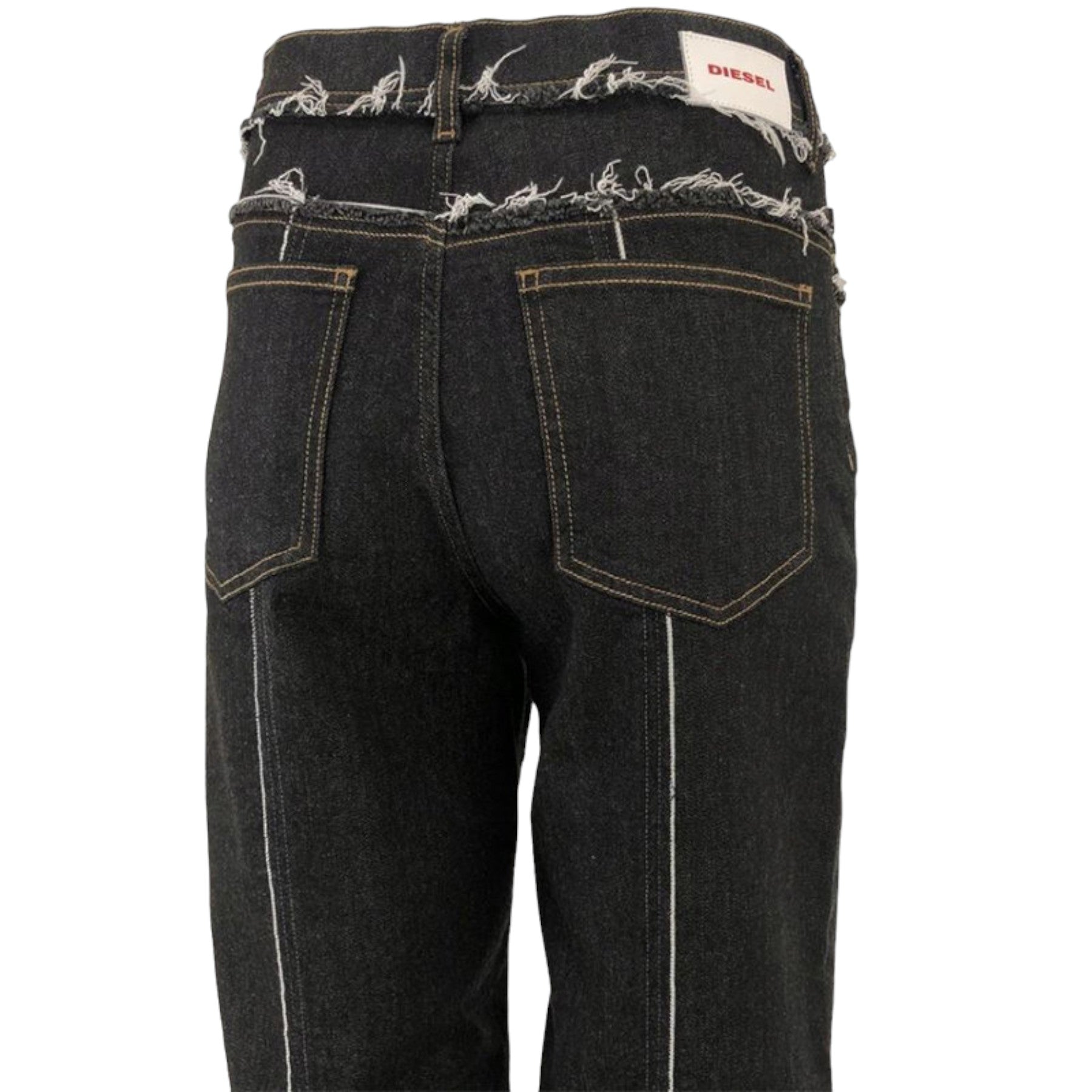 DIESEL WIDEE F 0699G Womens Jeans Denim Regular Straight High Waist Fit Pants