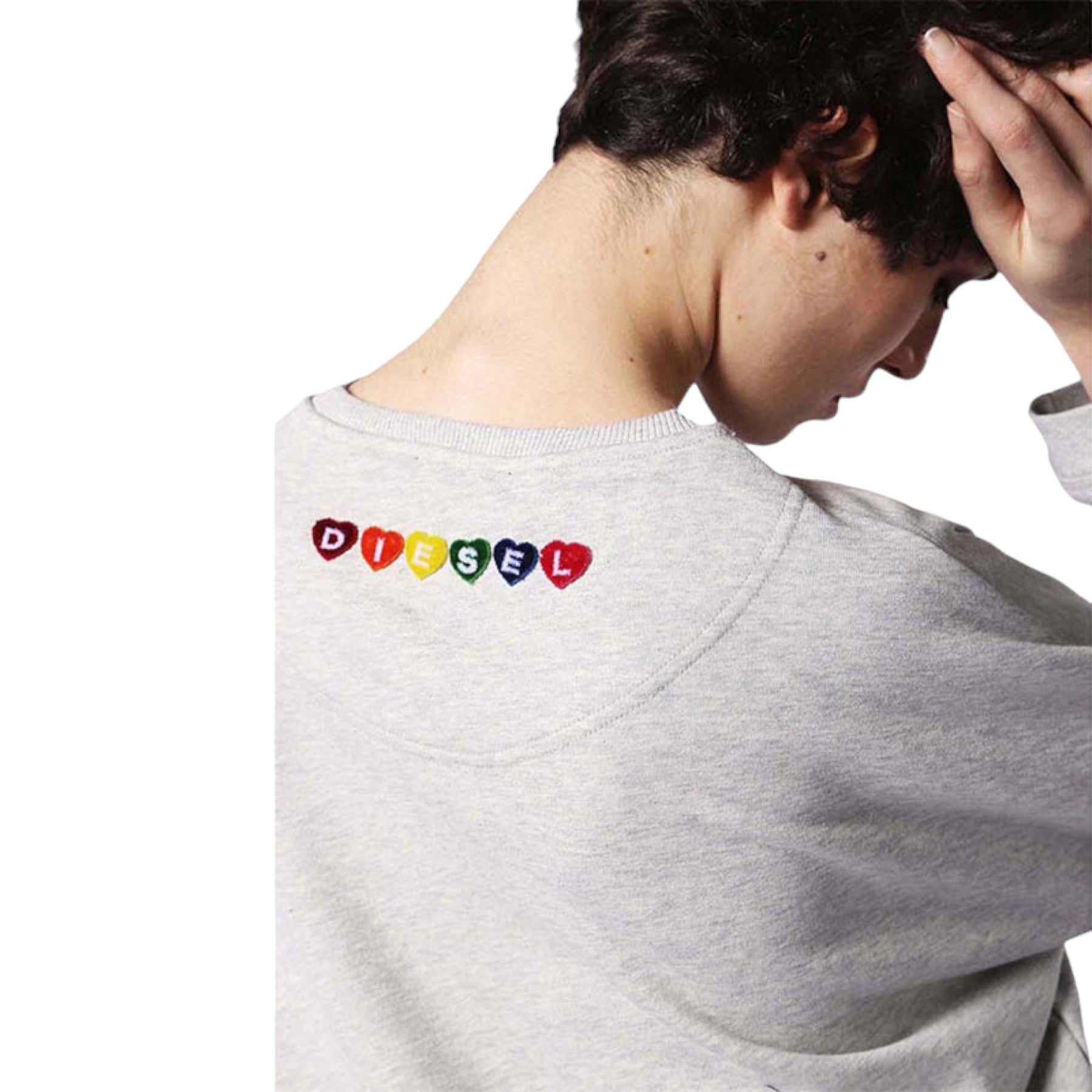 DIESEL F GERTRUDE NEW Womens Oversize Sweatshirts Casual Jumper Cotton Cardigan