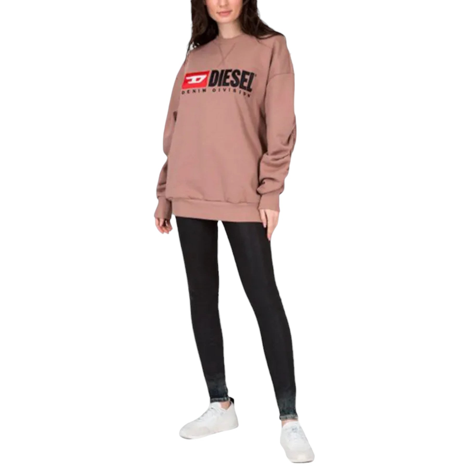 Diesel F ARAP Womens Sweatshirts Crew Neck Oversized Classic Pullover Sweaters