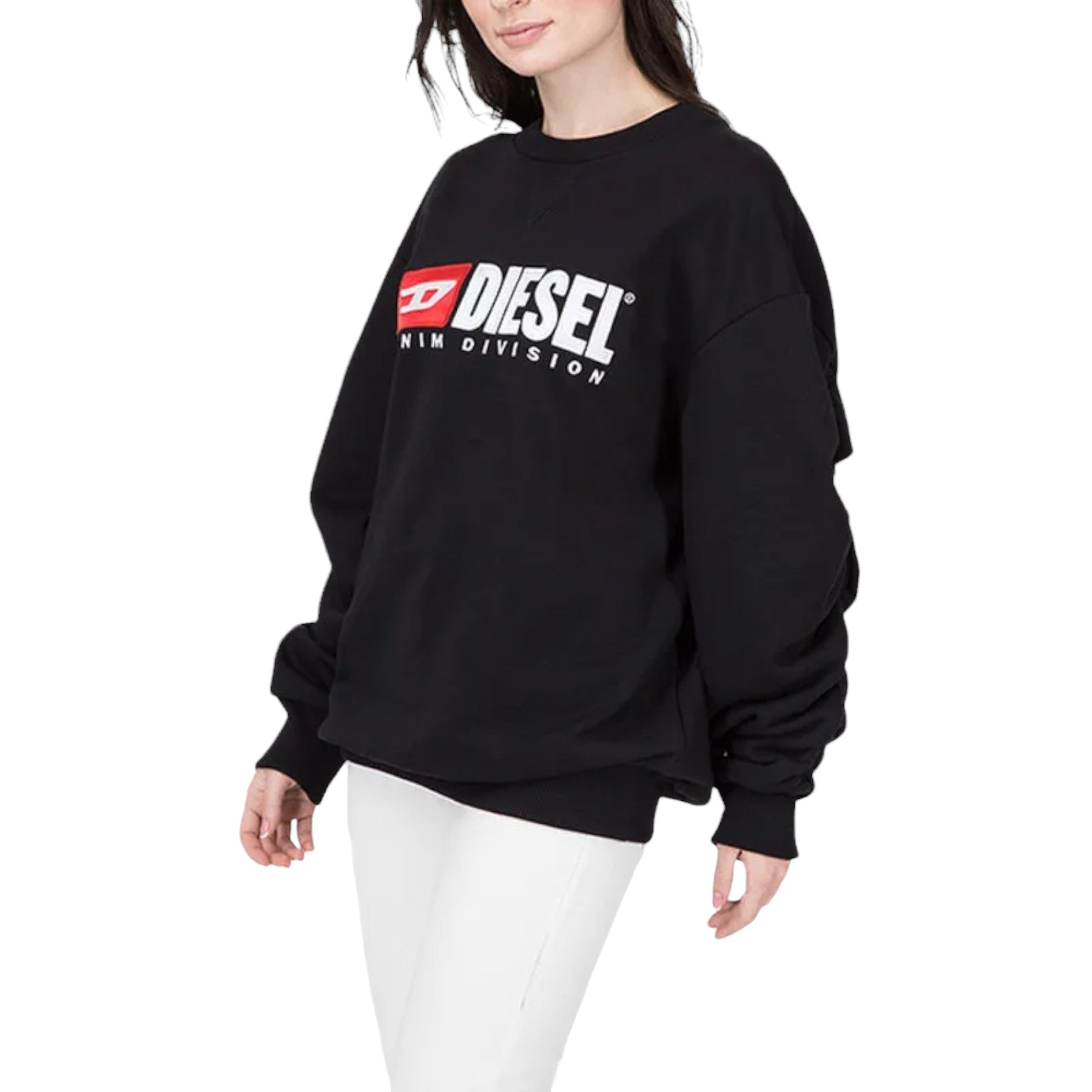 Diesel F ARAP Womens Sweatshirts Crew Neck Oversized Classic Pullover Sweaters