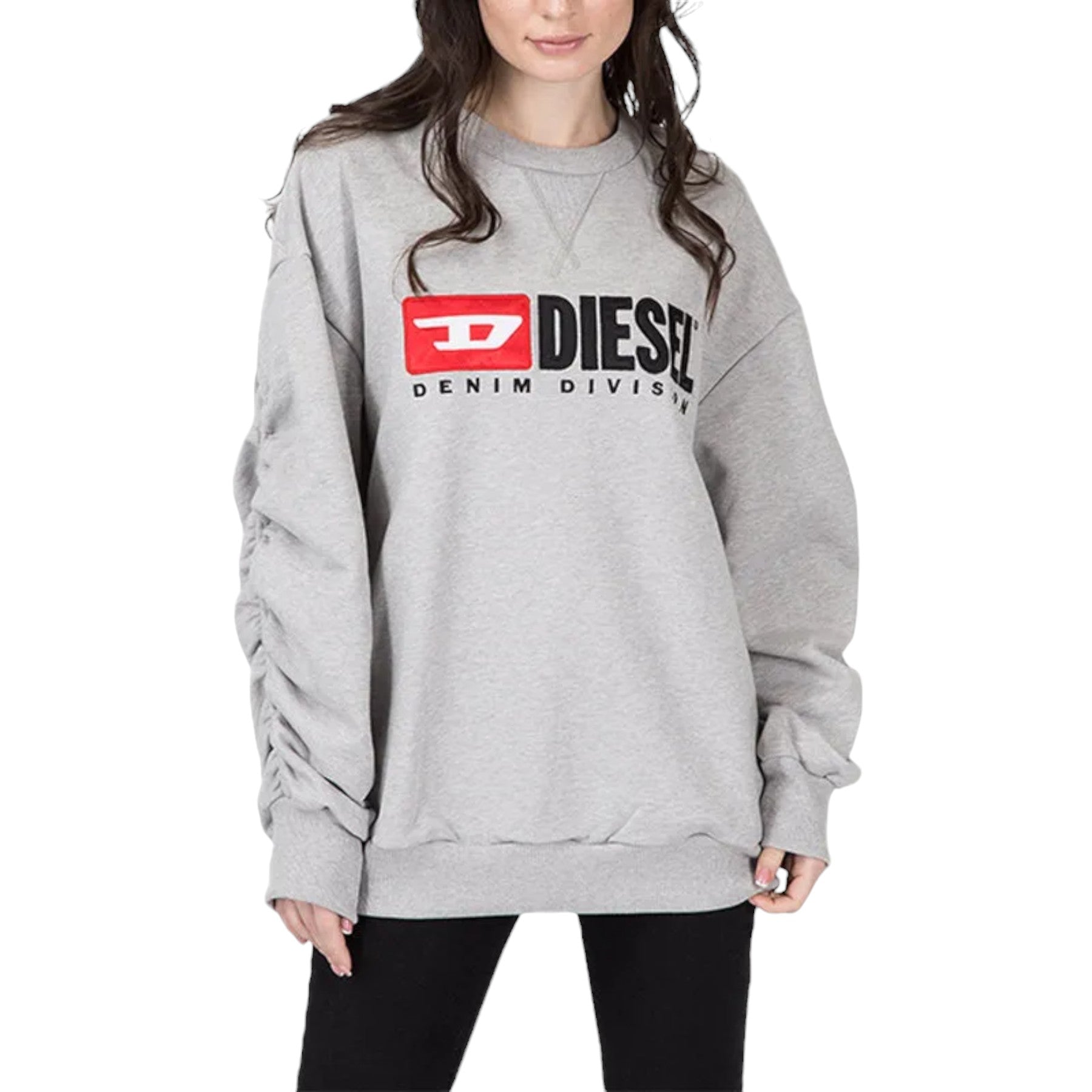 Diesel F ARAP Womens Sweatshirts Crew Neck Oversized Classic Pullover Sweaters