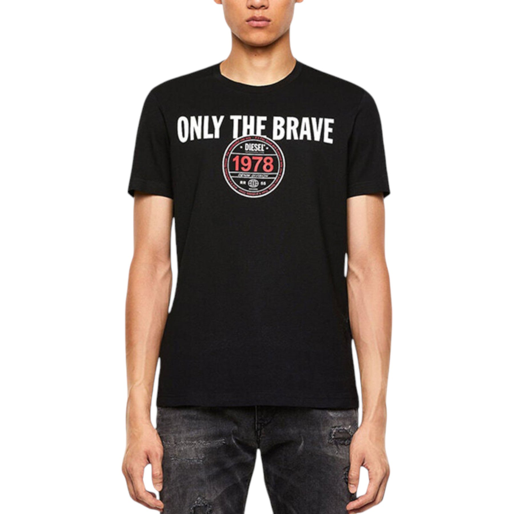 DIESEL T DIEGOS K35 Mens T Shirt Crew Neck Short Sleeve Casual Summer Cotton